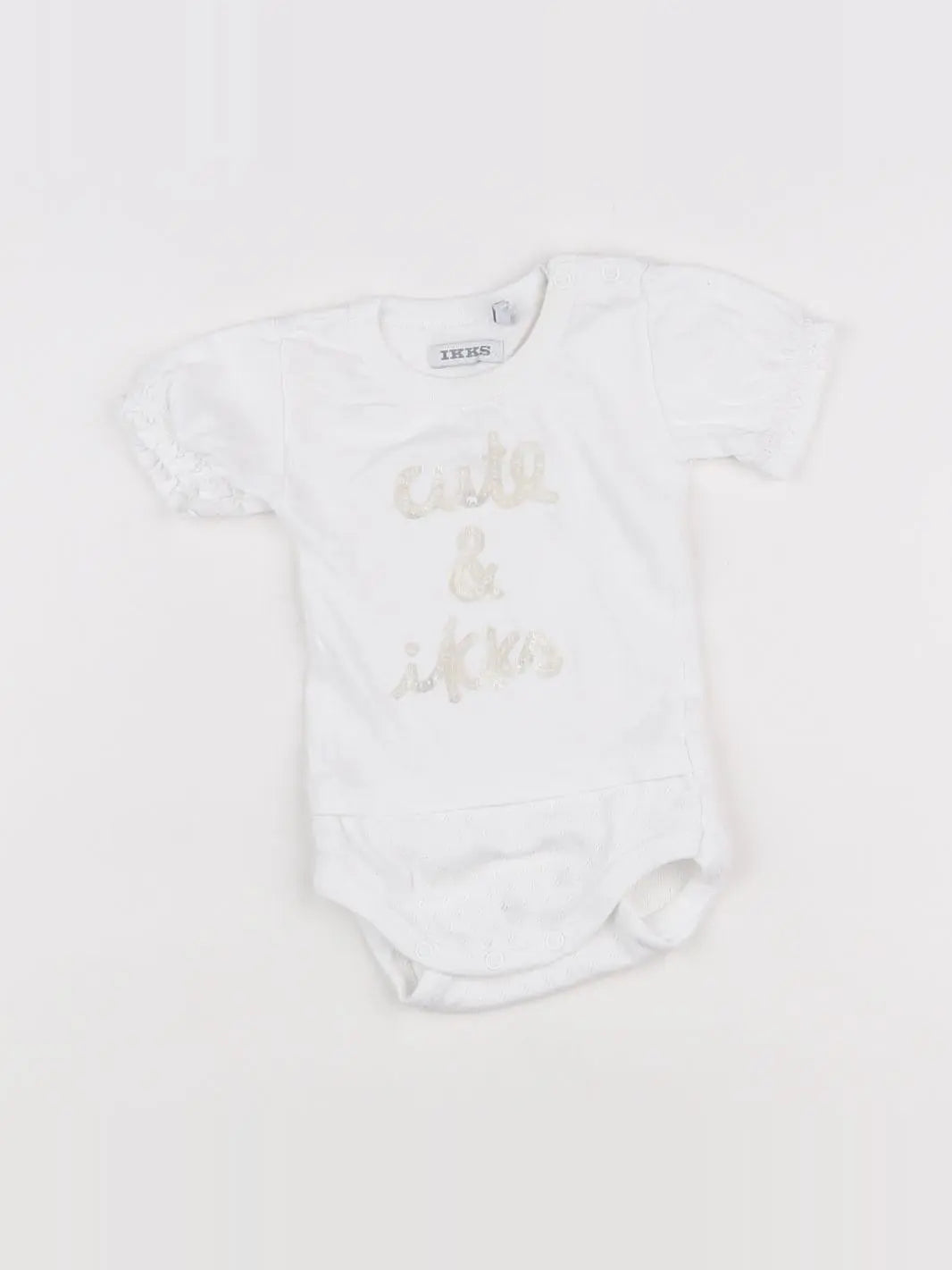 IKKS - body blanc - 3 mois