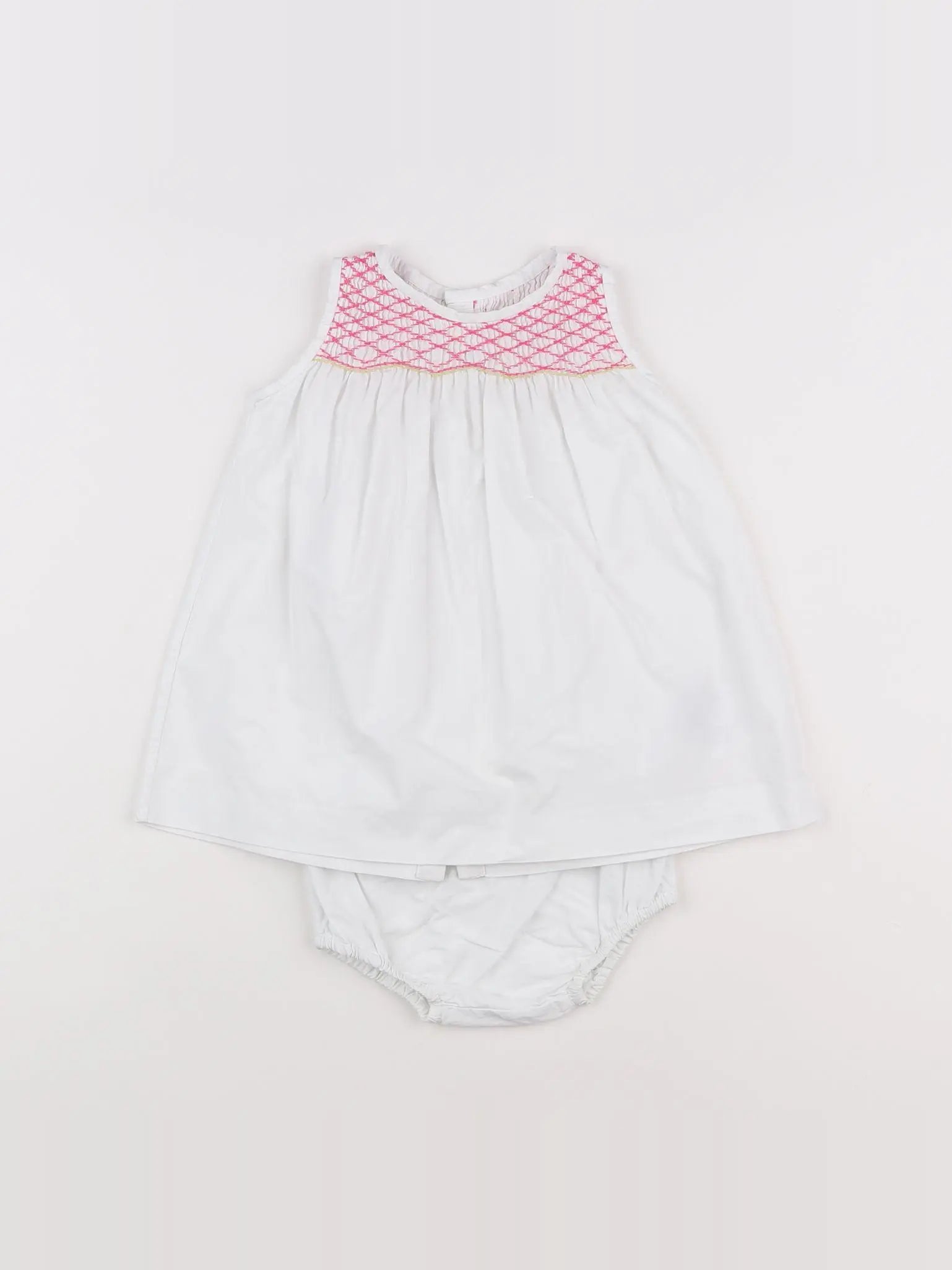 Jacadi - robe blanc - 6 mois