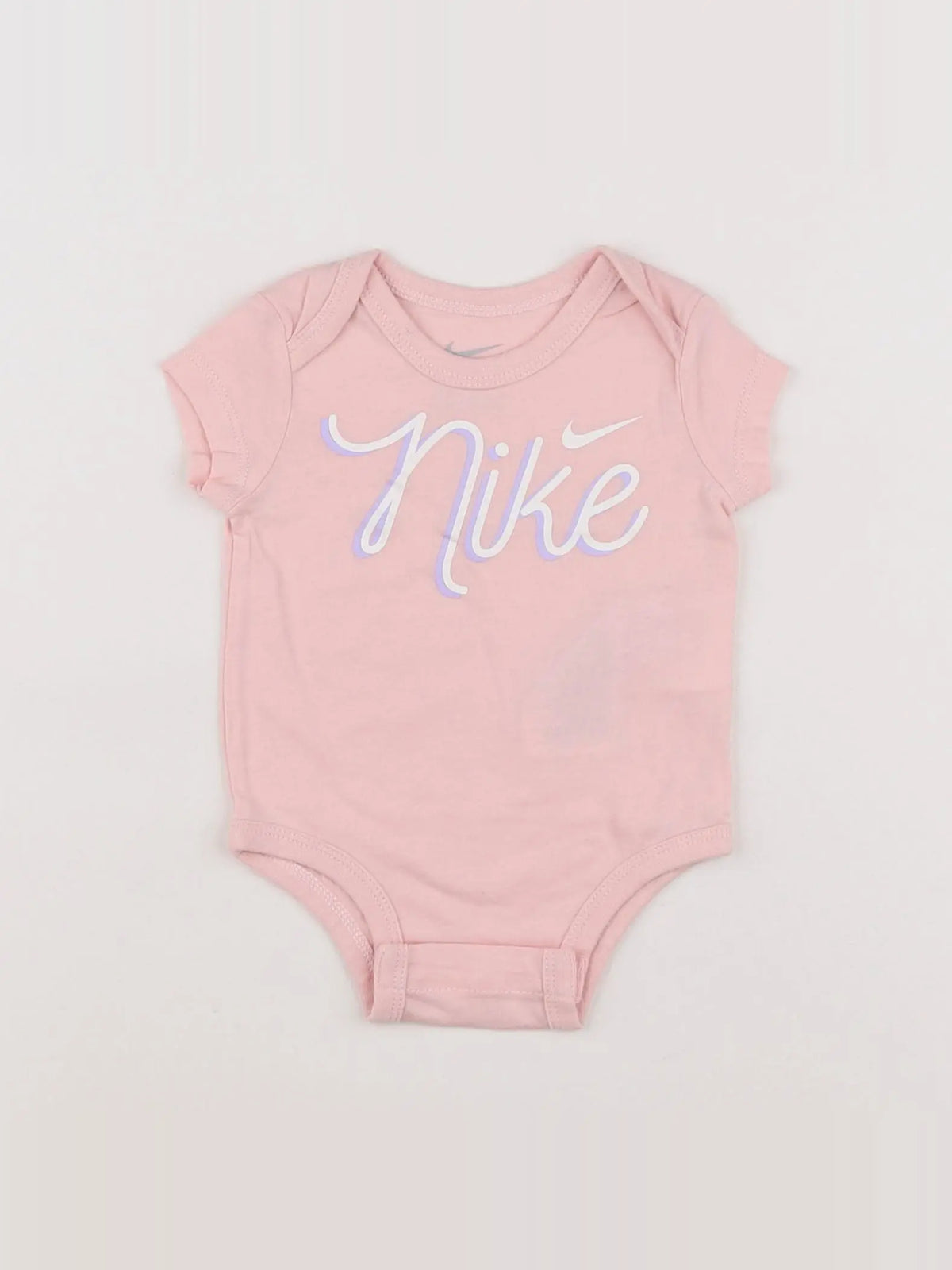 Nike - body blanc, rose - 3 mois