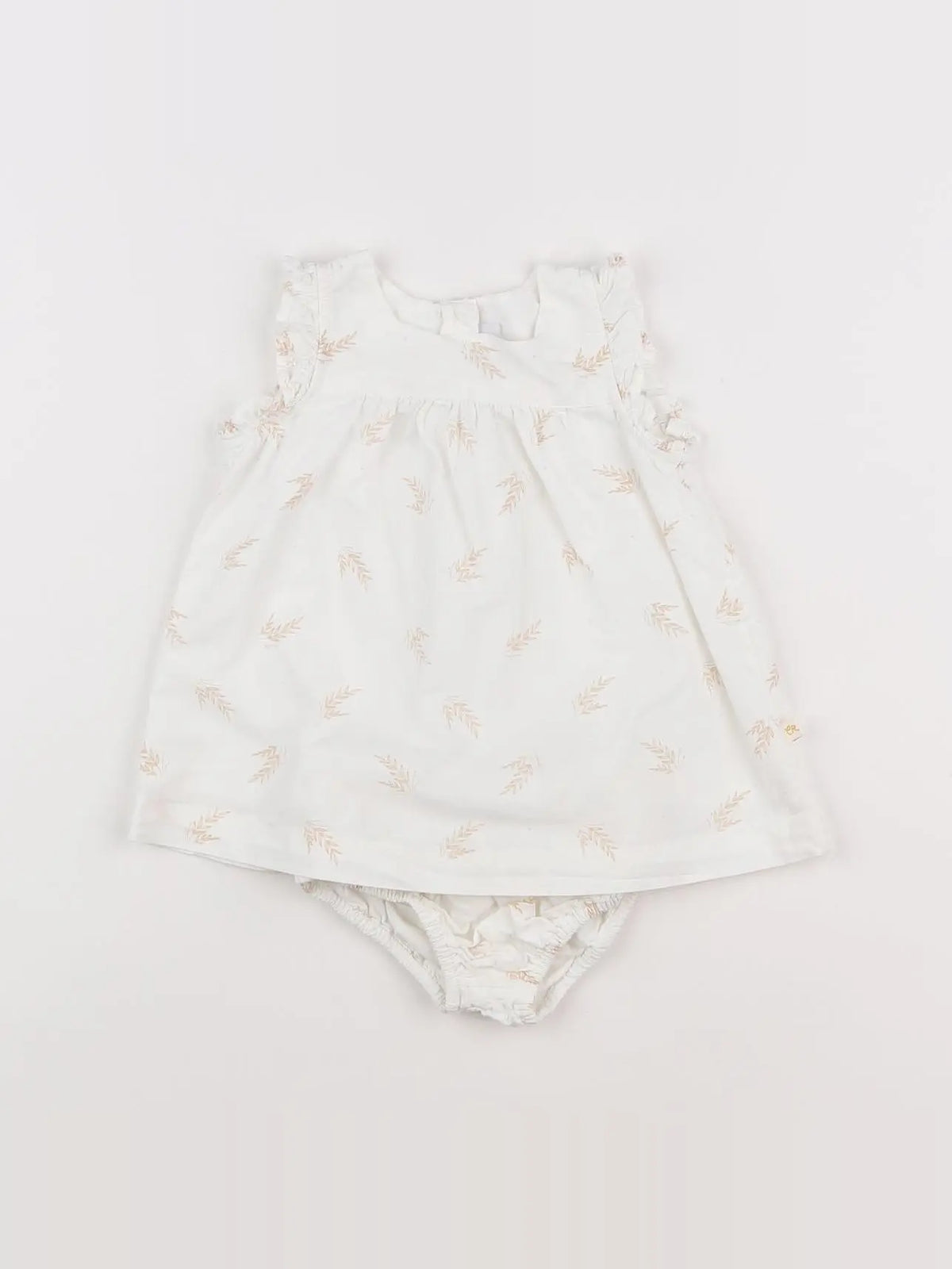 Cadet Rousselle - robe blanc - 3 mois