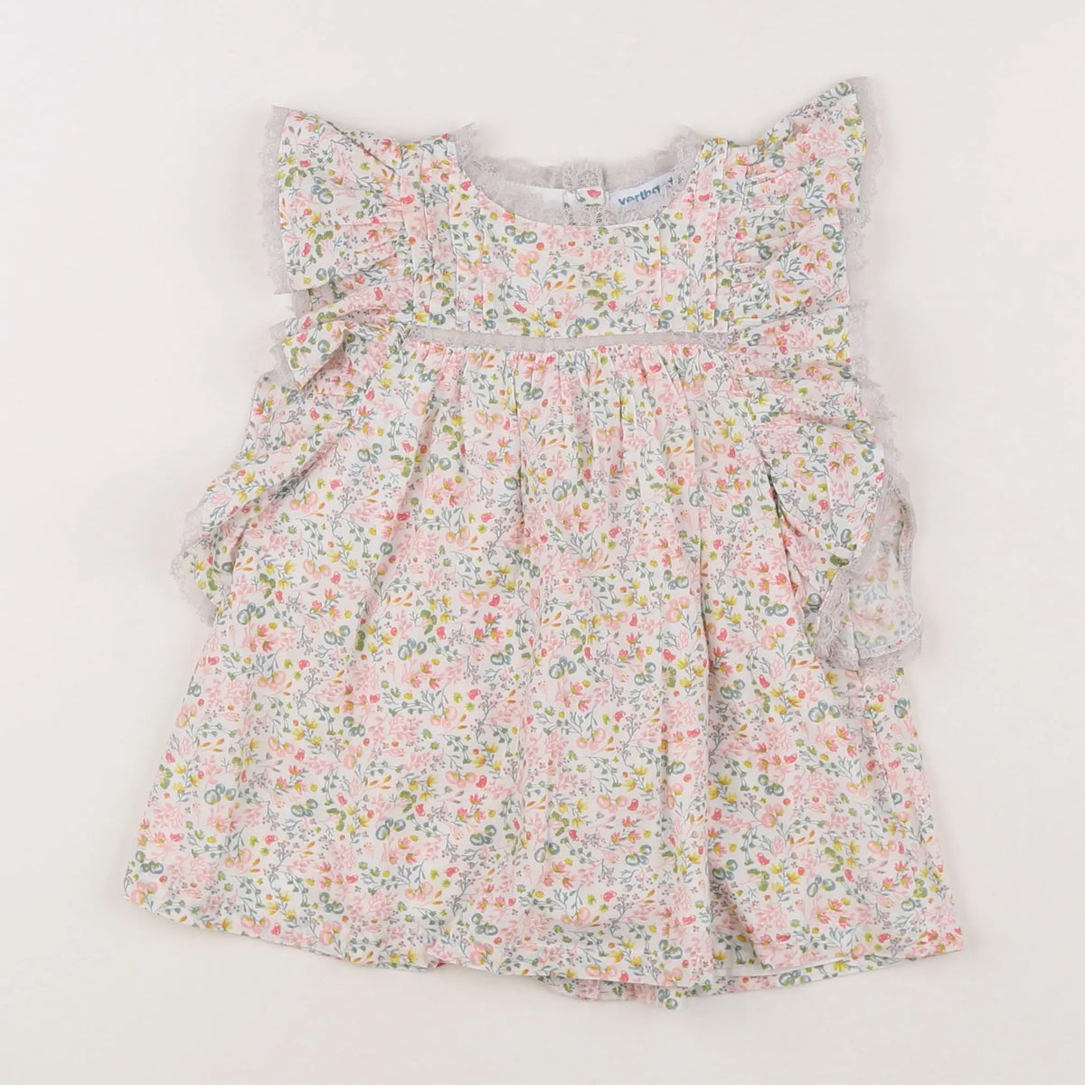 Vertbaudet - robe blanc - 12 mois