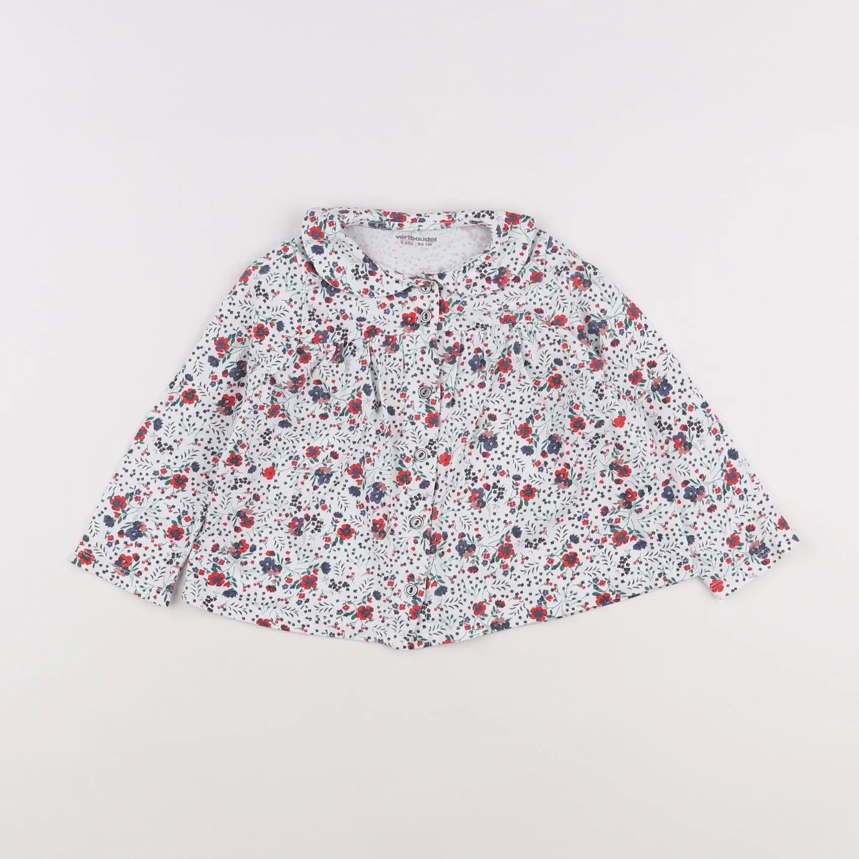 Vertbaudet - blouse multicolore - 2 ans