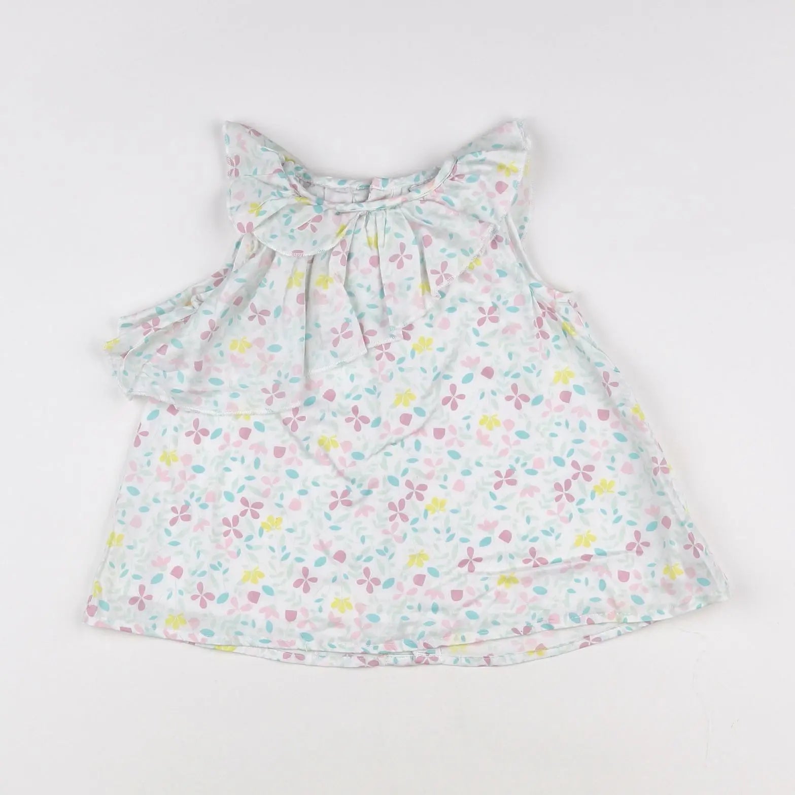 Vertbaudet - robe multicolore - 9 mois