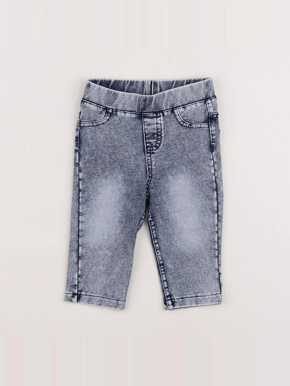 H&M - jegging bleu - 3 mois