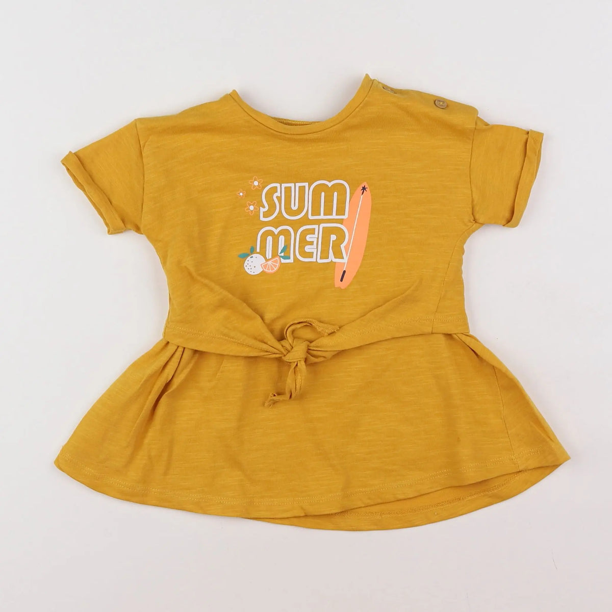 Vertbaudet - robe jaune - 9 mois