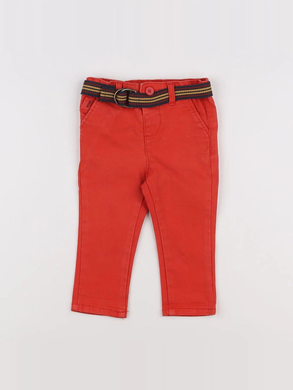 Tape à l'oeil - pantalon rouge - 12 mois