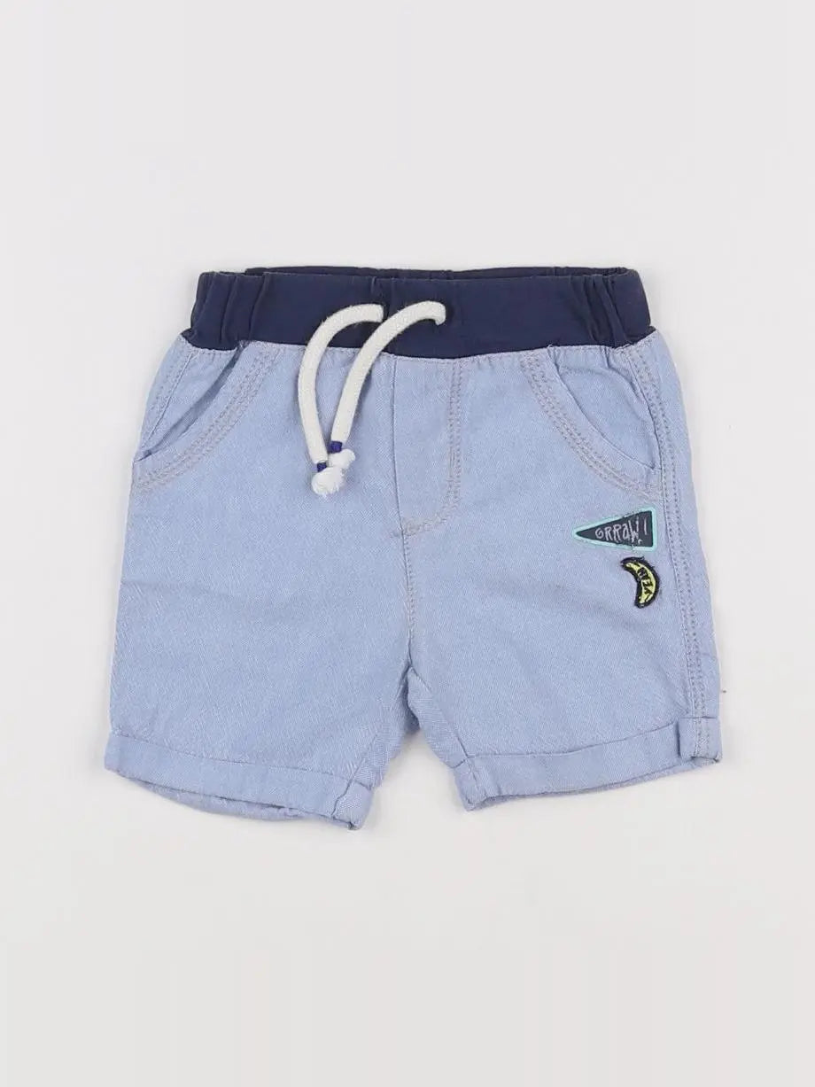 Catimini - short bleu - 3 mois