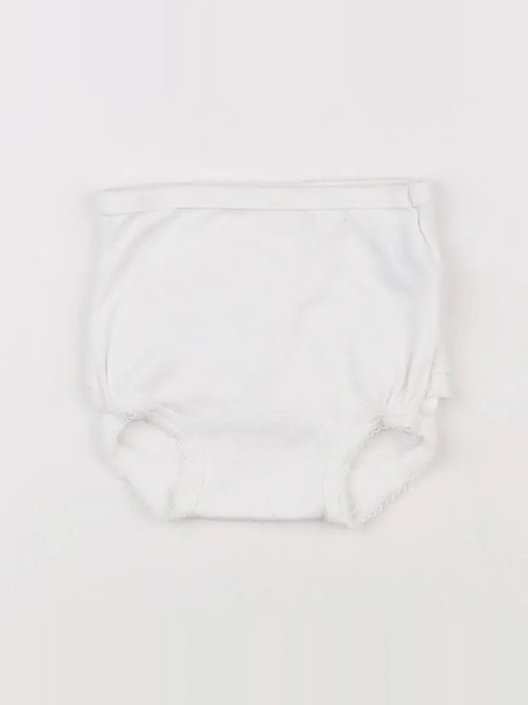 Petit Bateau - bloomer blanc - 3 mois