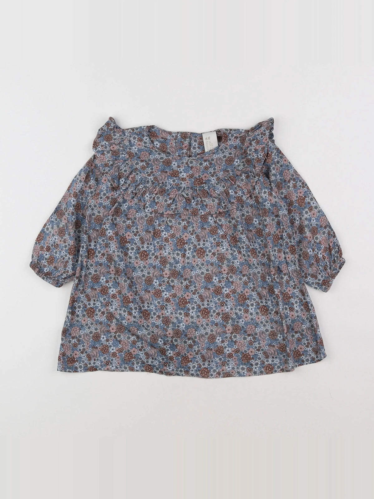 H&M - robe multicolore - 6/9 mois