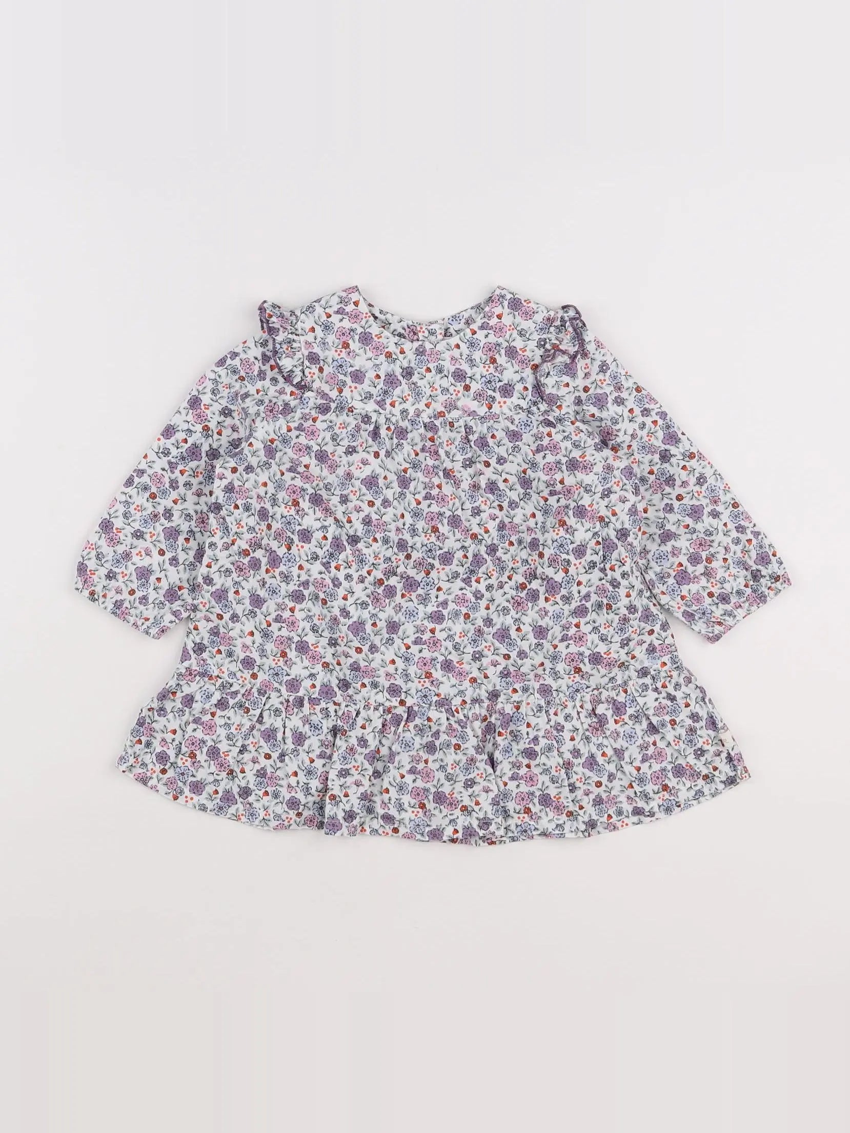 Cadet Rousselle - robe multicolore - 12 mois
