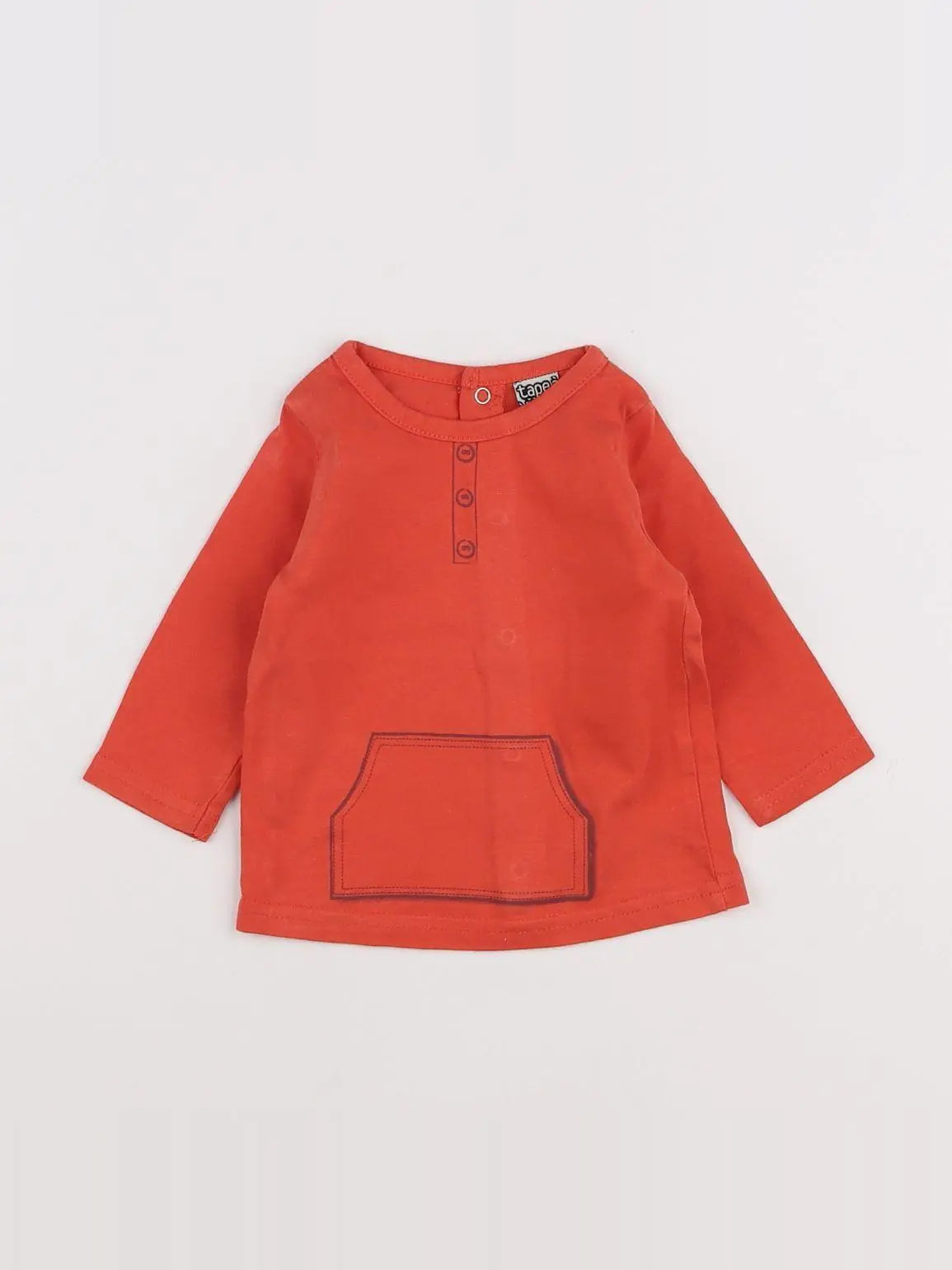 Tape à l'oeil - tee-shirt orange - 3 mois