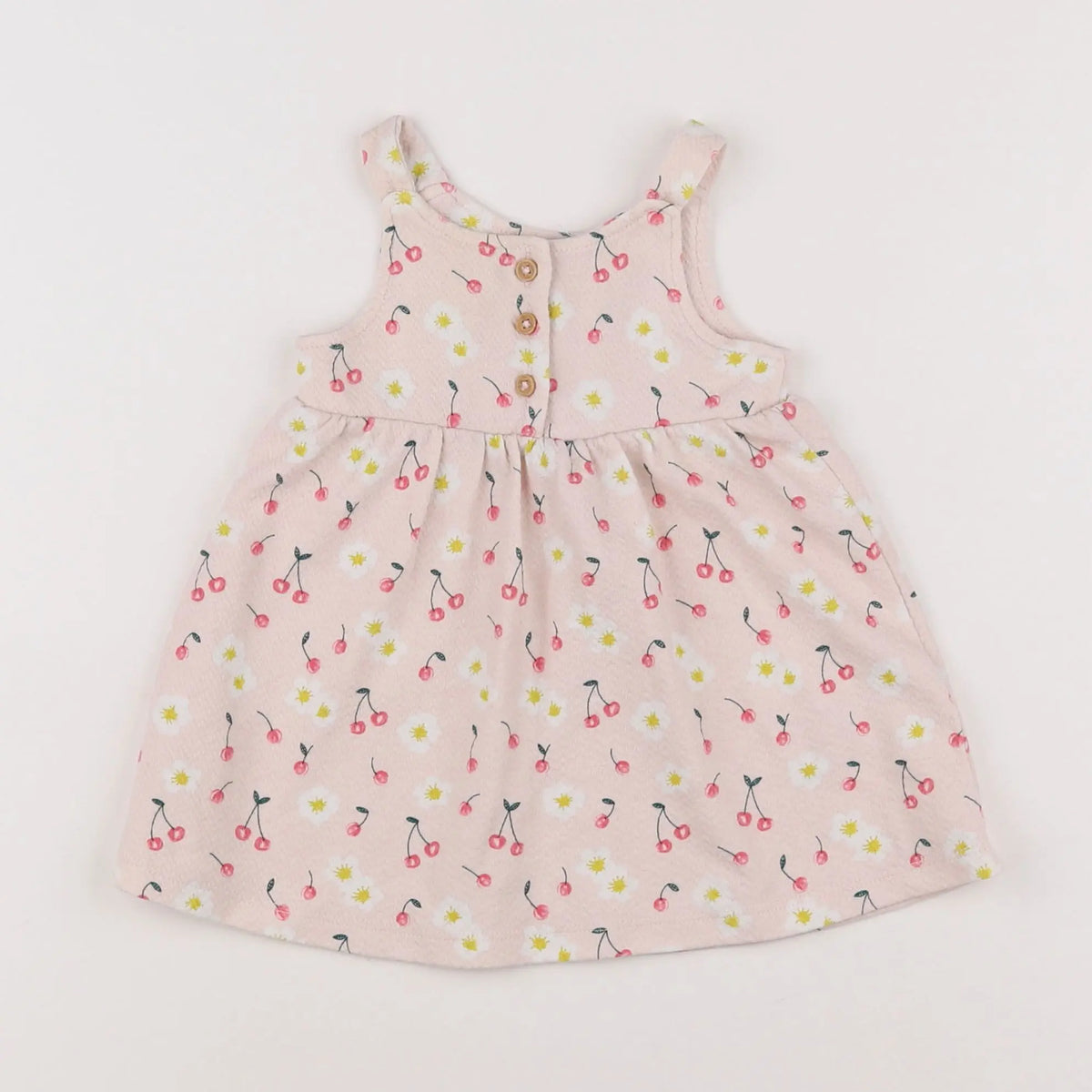 Vertbaudet - robe rose - 9 mois