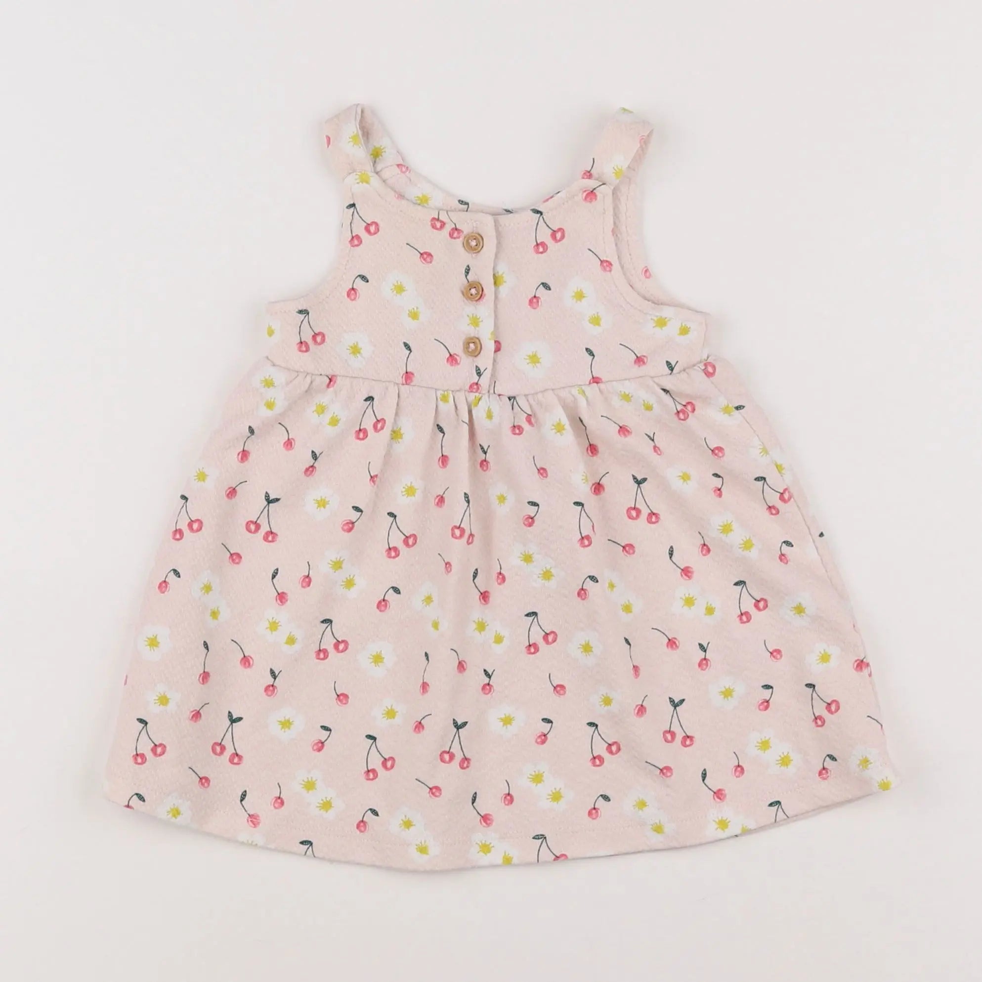 Vertbaudet - robe rose - 9 mois