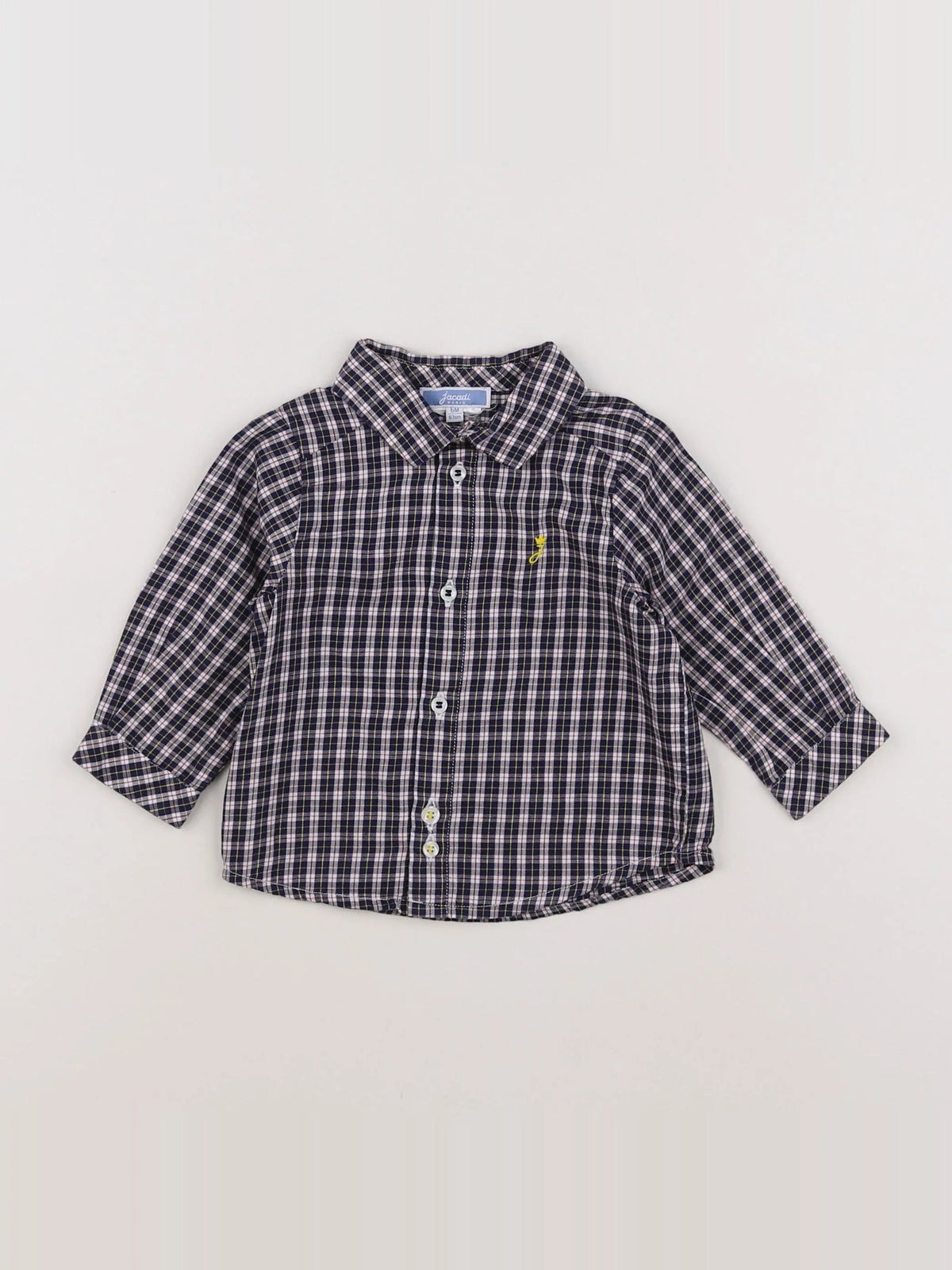 Jacadi - chemise bleu - 6 mois