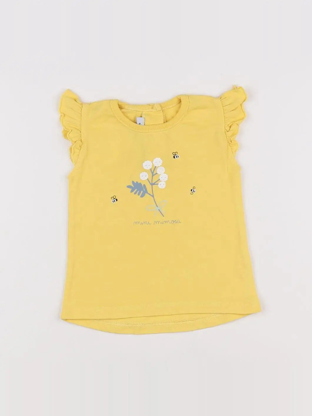 Absorba - tee-shirt jaune - 6 mois
