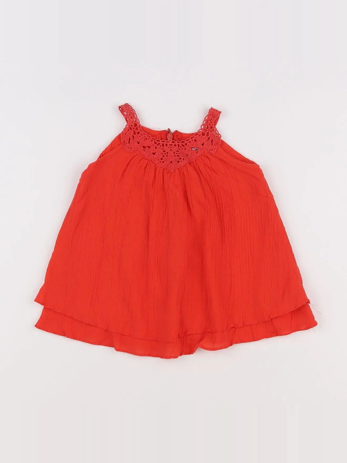 Zara - robe rouge - 6/9 mois