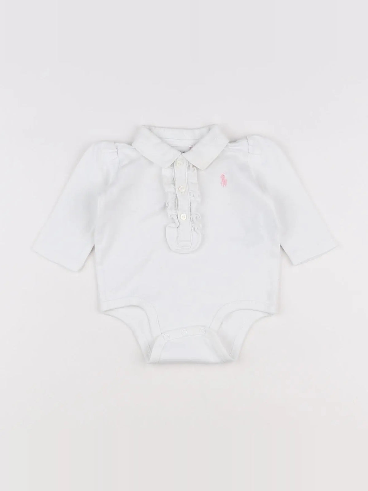 Ralph Lauren - body tee-shirt blanc - 3 mois