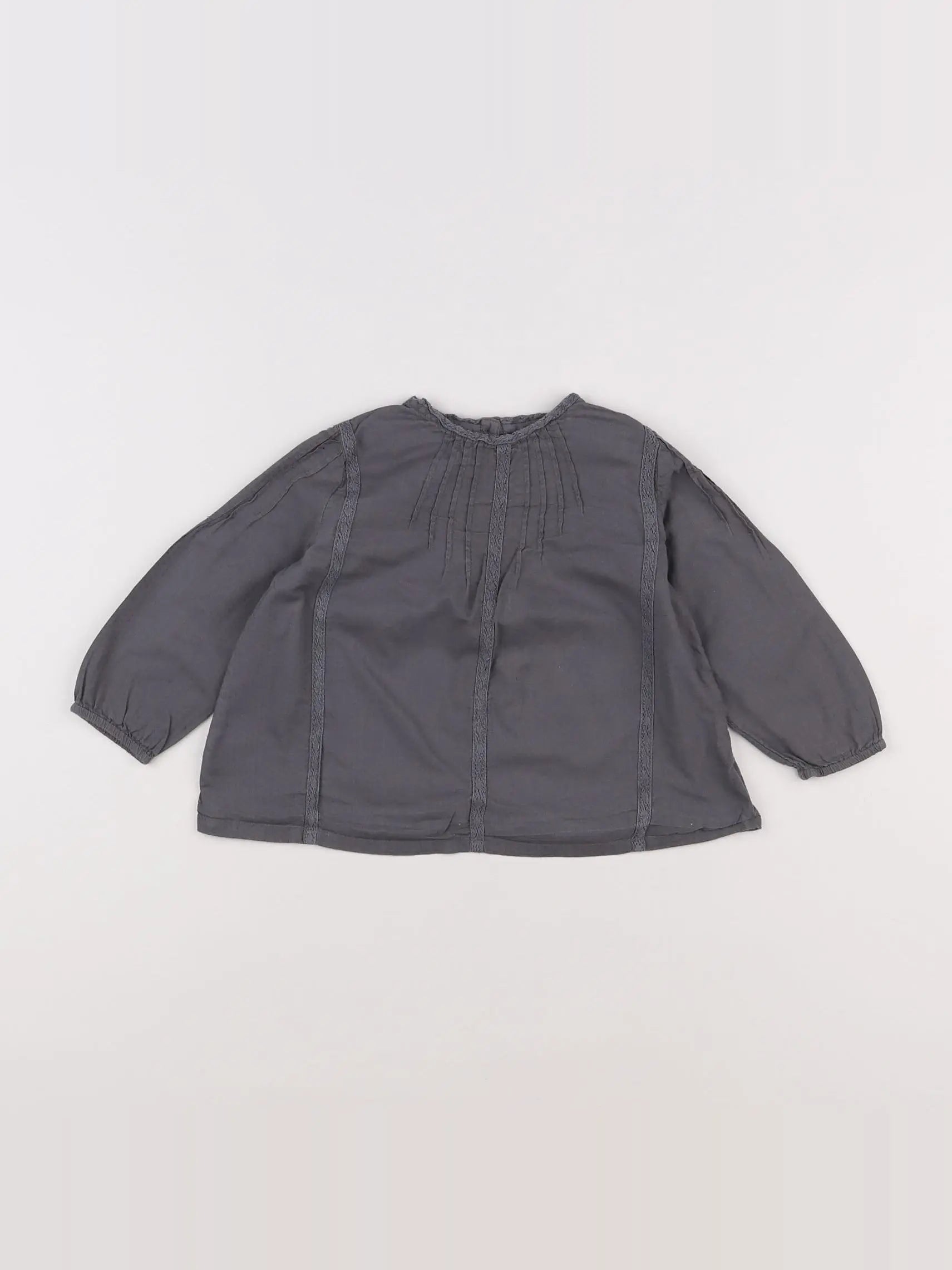 Boutchou - blouse gris - 2 ans