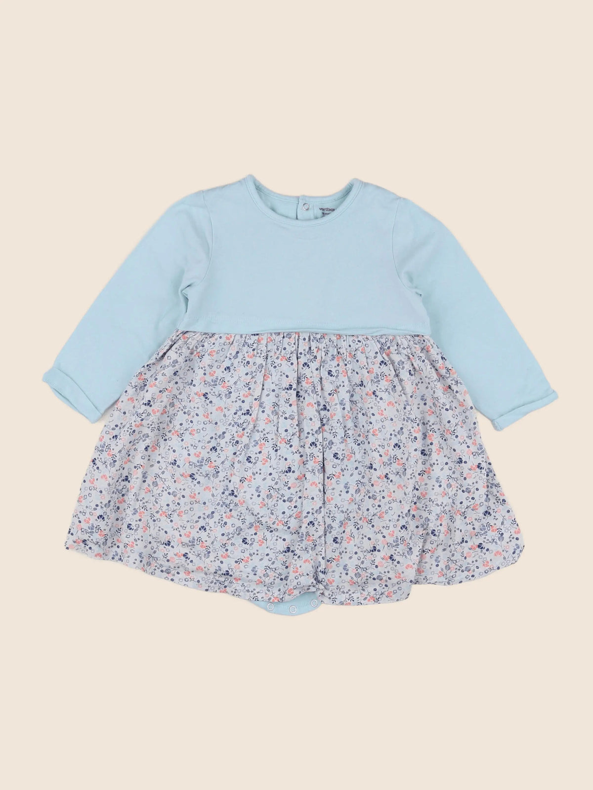 Vertbaudet - robe bleu - 18 mois