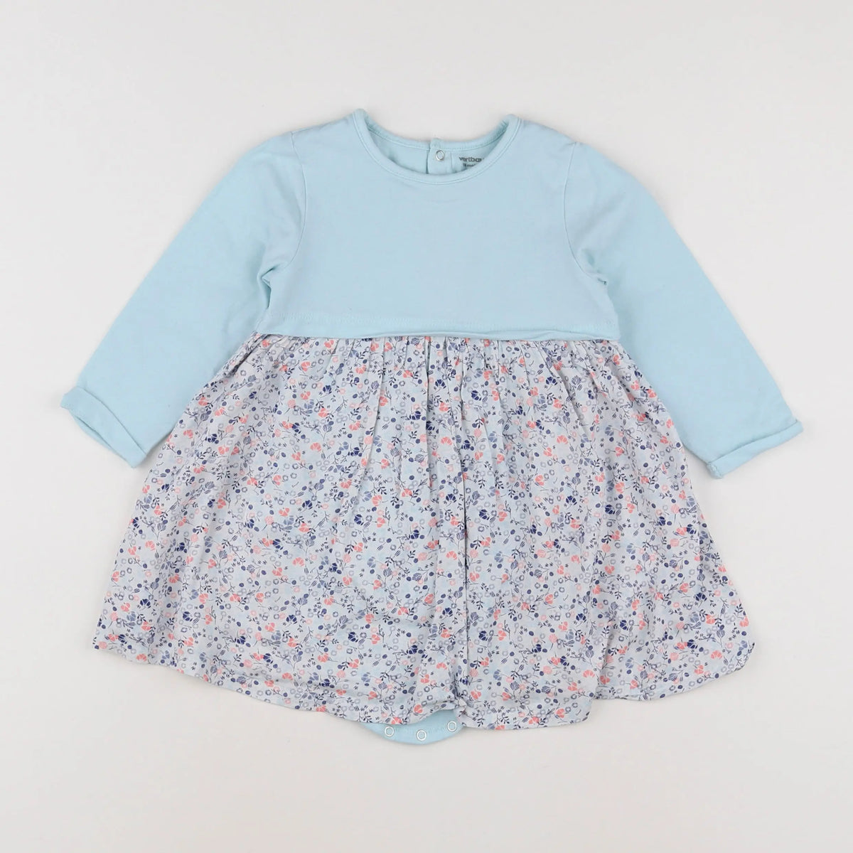 Vertbaudet - robe bleu - 18 mois
