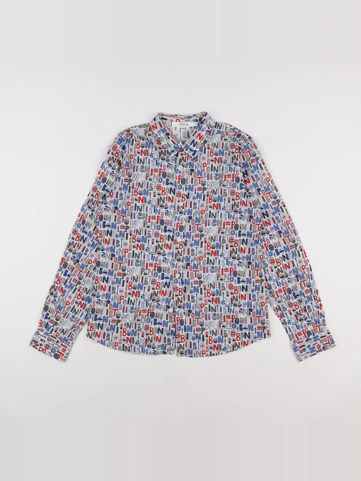 Bonpoint - chemise multicolore - 12 ans