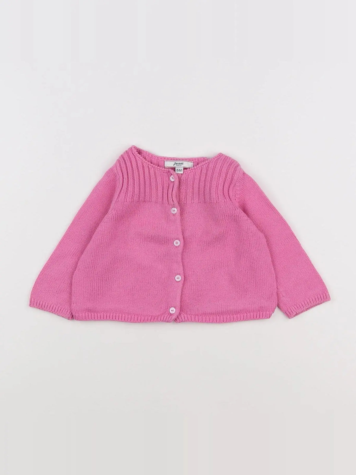 Jacadi - gilet rose - 6 mois