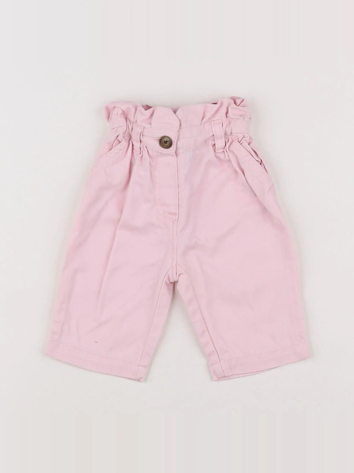 Petit Bateau - pantalon rose - 3 mois