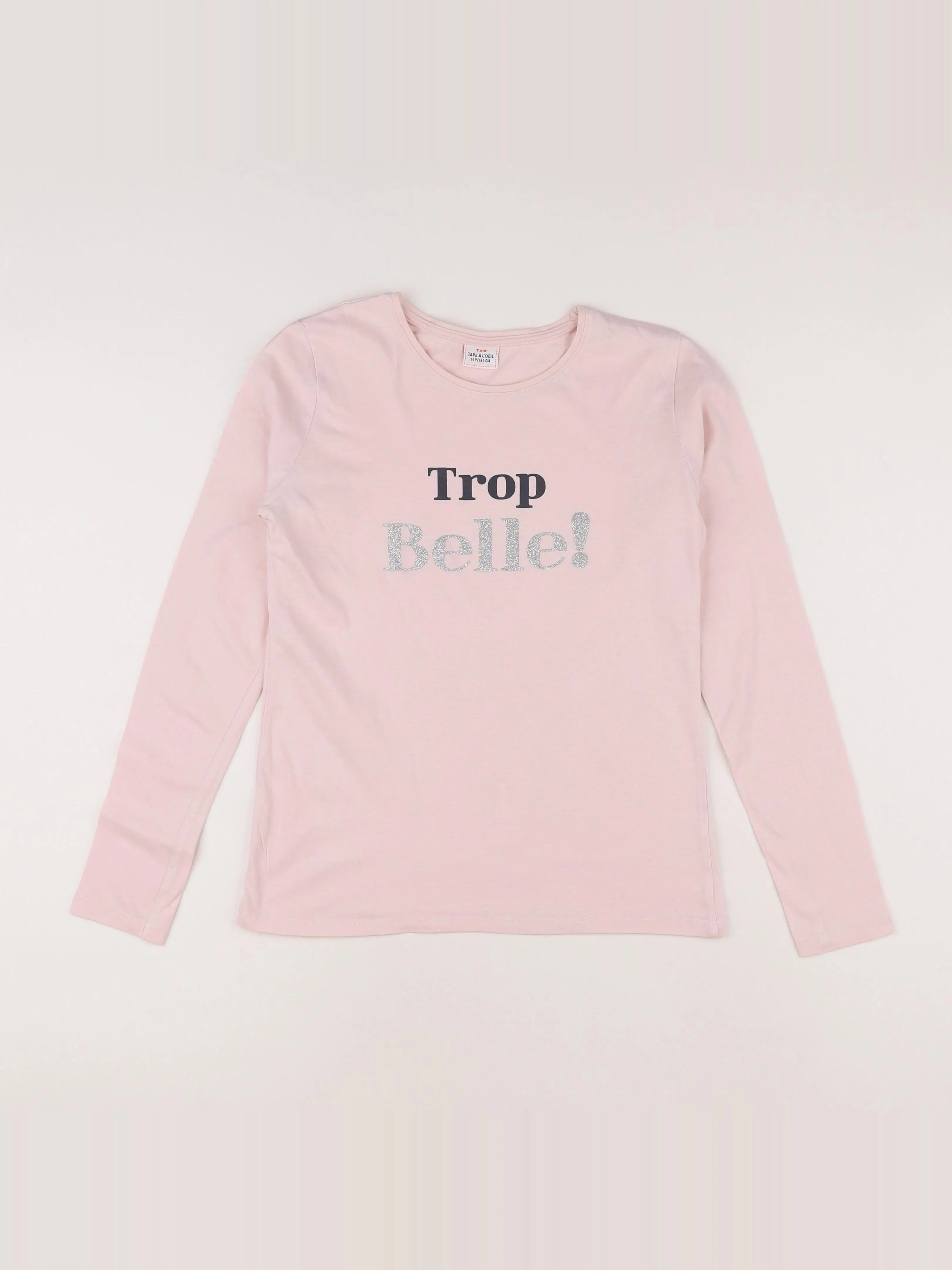 Tape à l'oeil - tee-shirt rose - 14 ans