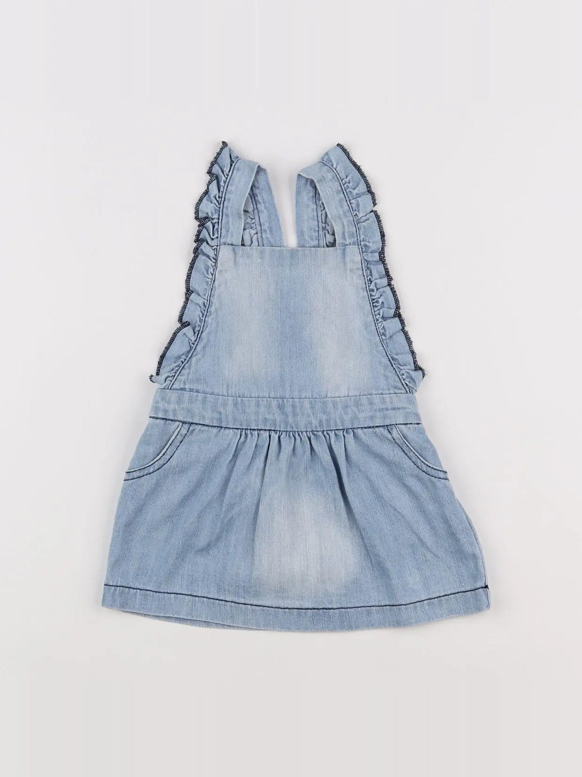 Vertbaudet - robe bleu - 6 mois