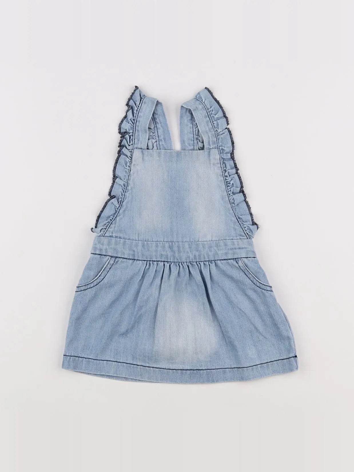 Vertbaudet - robe bleu - 6 mois