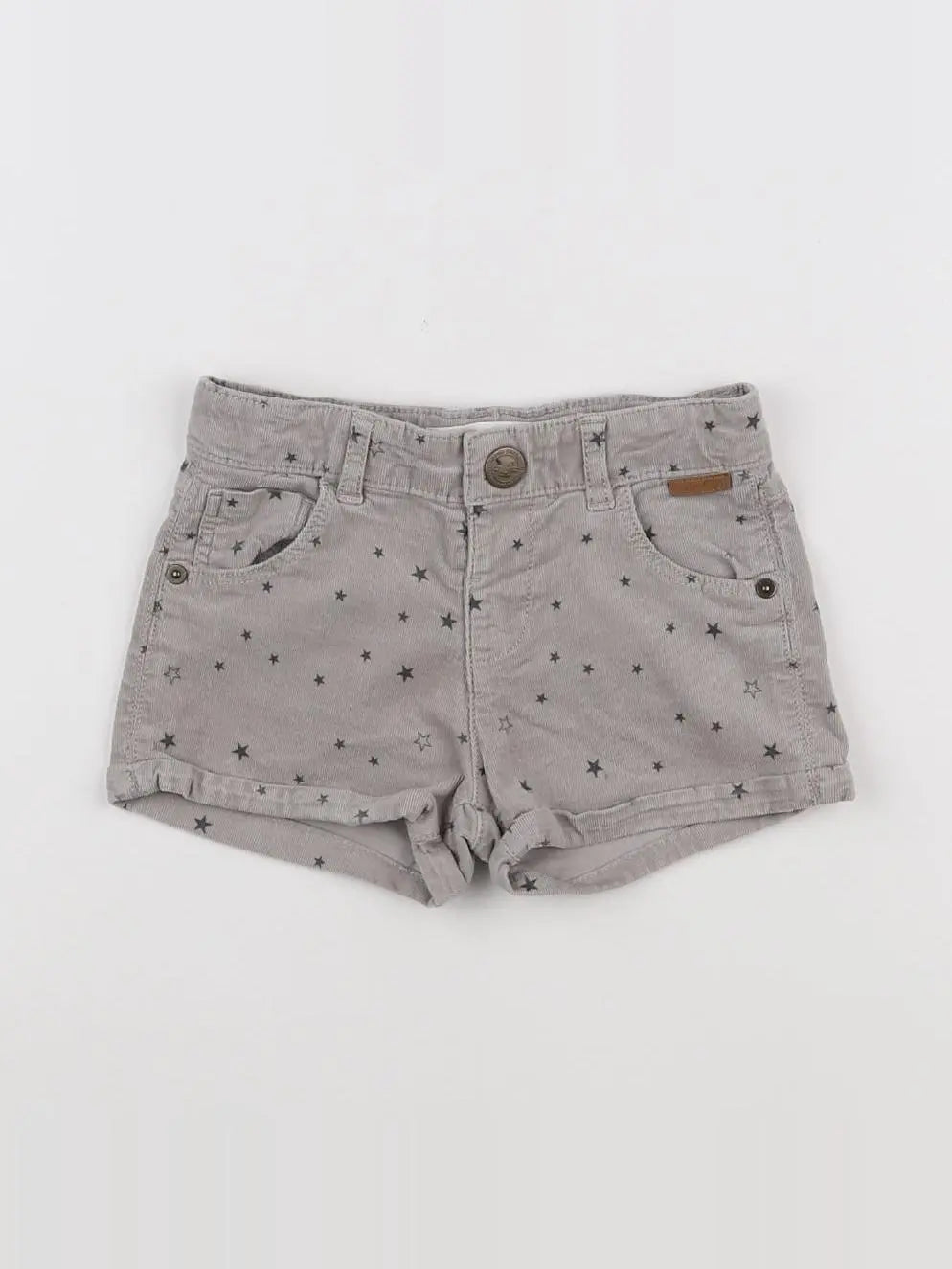 Zara - short marron, gris - 9/12 mois