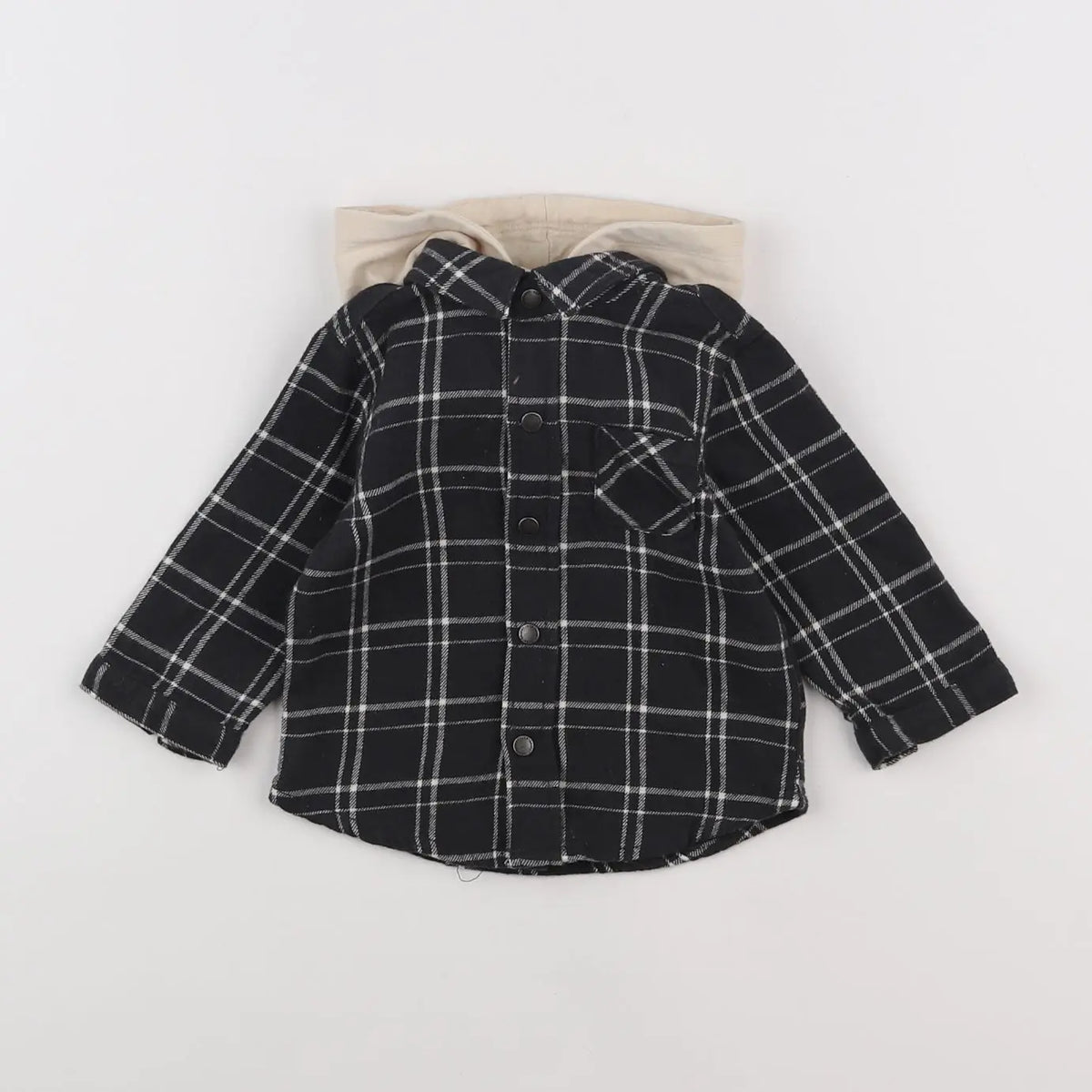 Vertbaudet - chemise noir - 6 mois