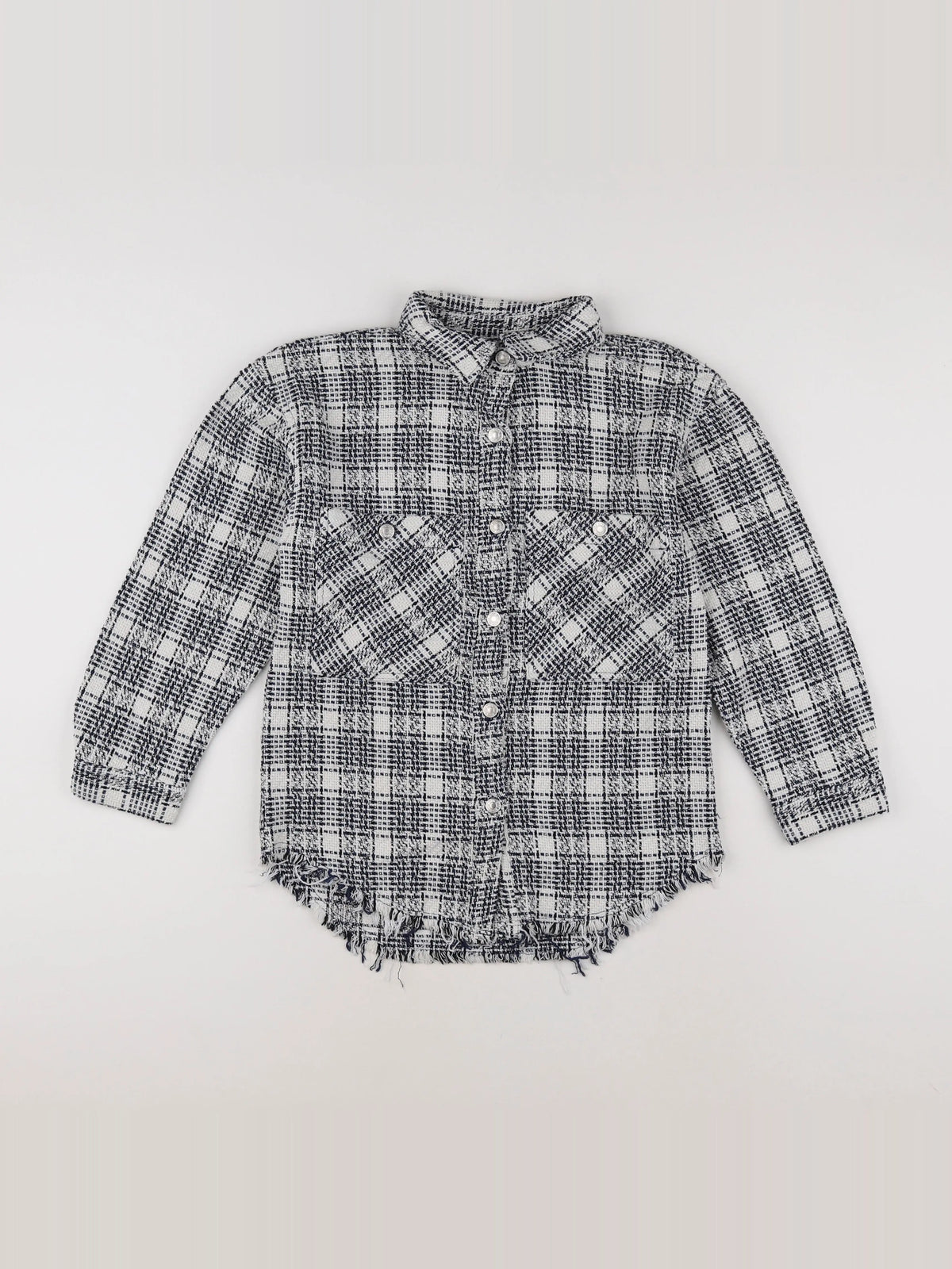 Zara - chemise bleu, blanc - 10 ans