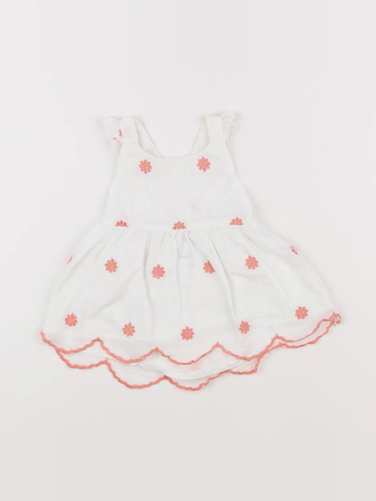 Tape à l'oeil - blouse blanc, rose - 12 mois