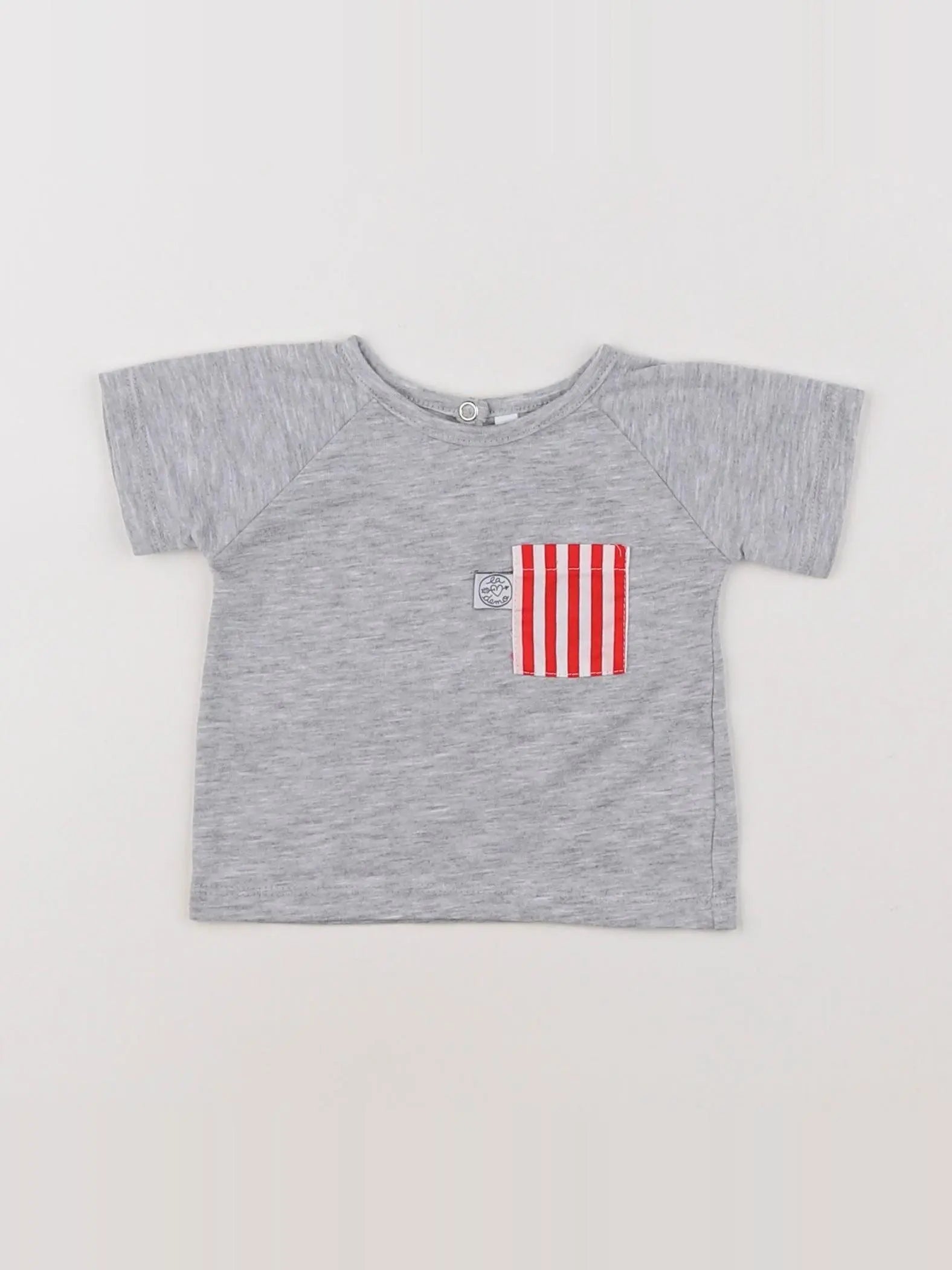 La Demo - tee-shirt gris - 6 mois