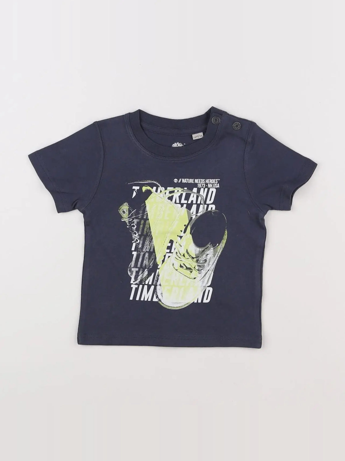 Timberland - tee-shirt bleu - 12 mois