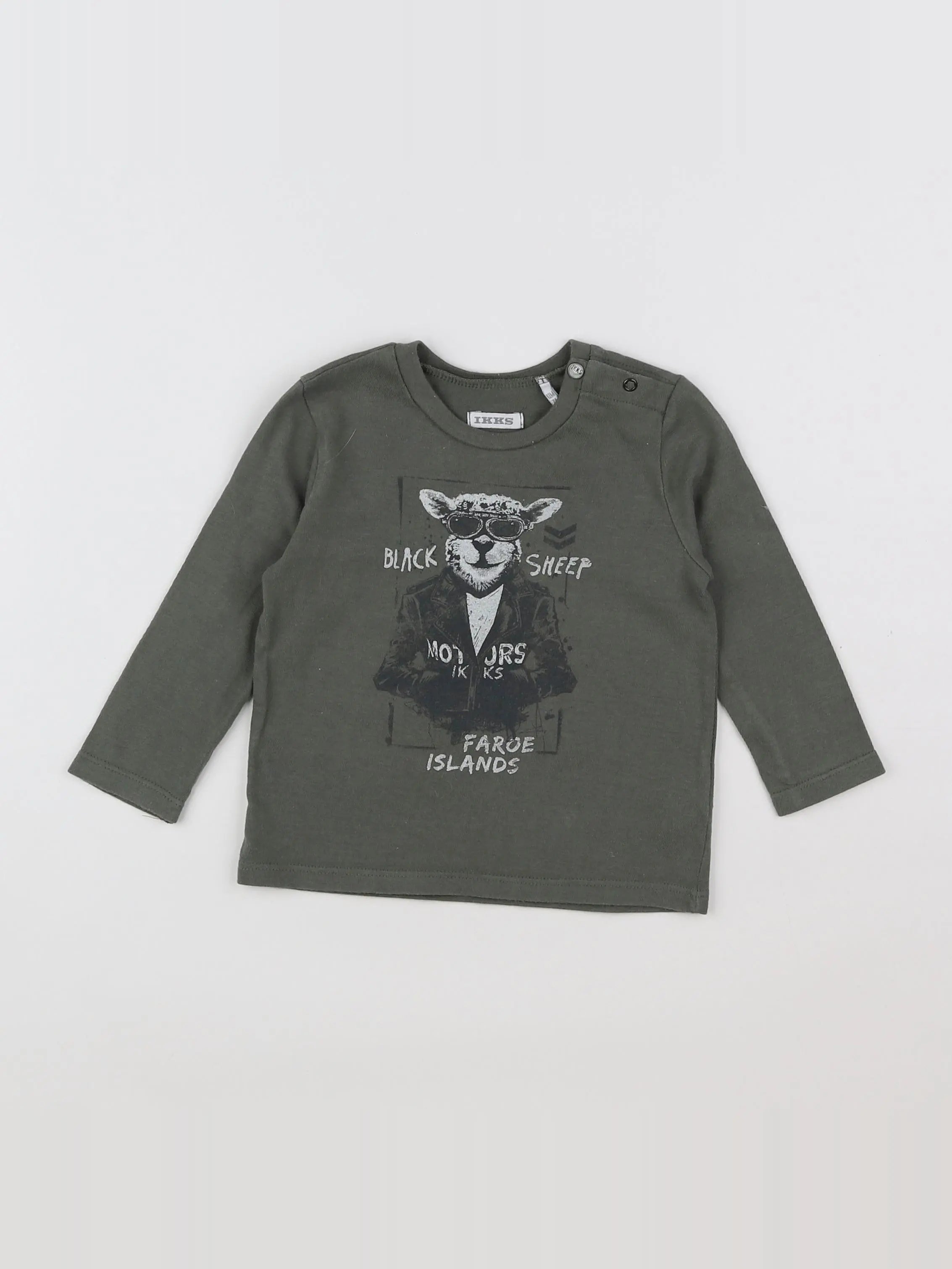 IKKS - tee-shirt vert - 12 mois