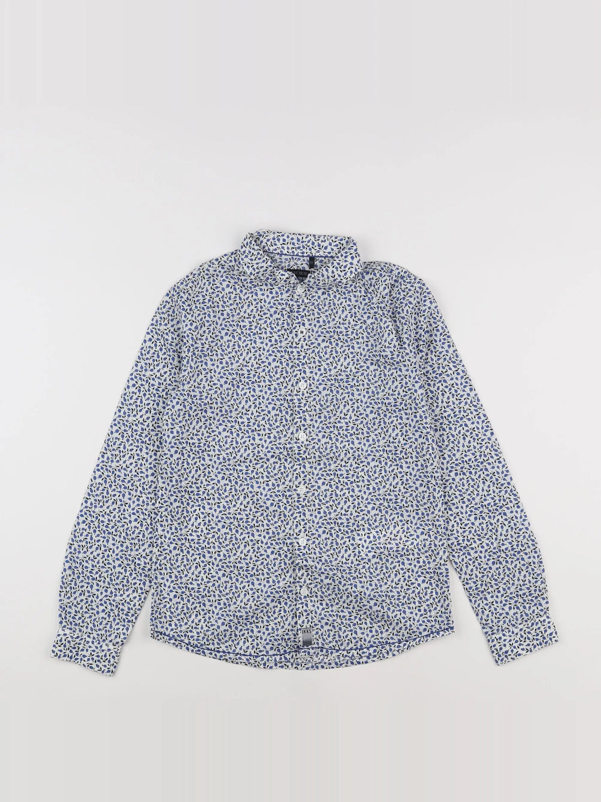 IKKS - chemise bleu - 10 ans
