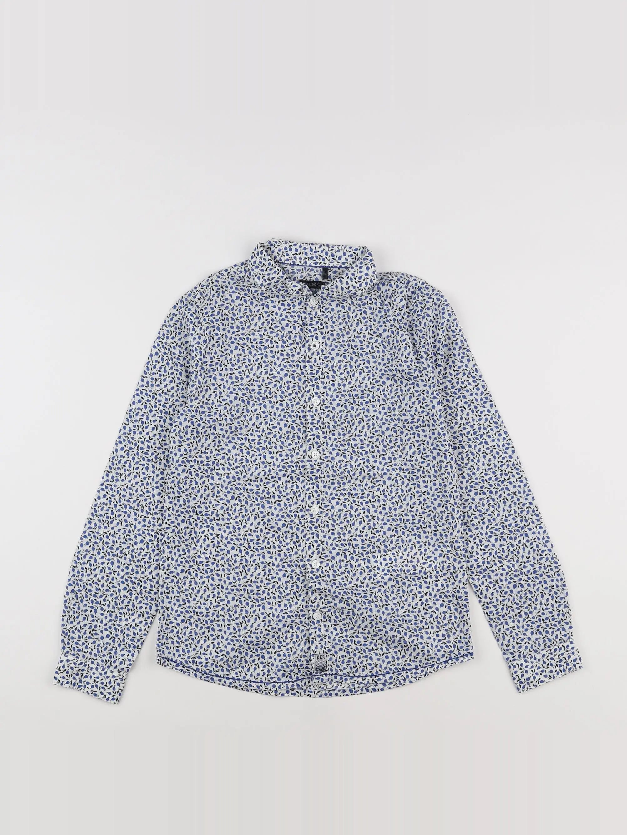 IKKS - chemise bleu - 10 ans