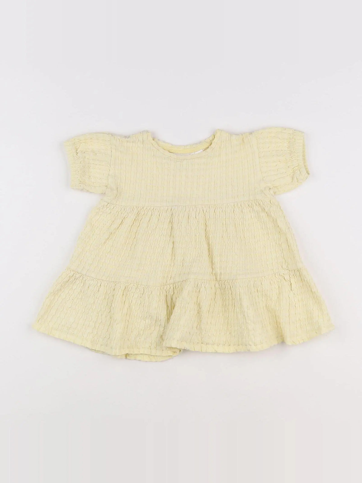 Zara - robe jaune - 12/18 mois