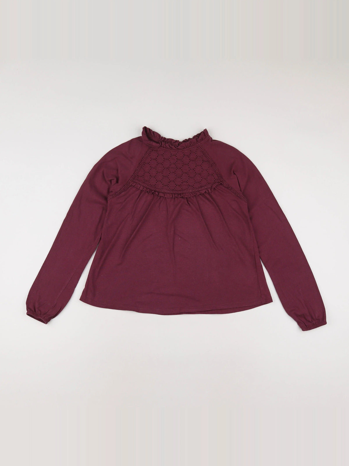 Vertbaudet - tee-shirt violet - 10 ans