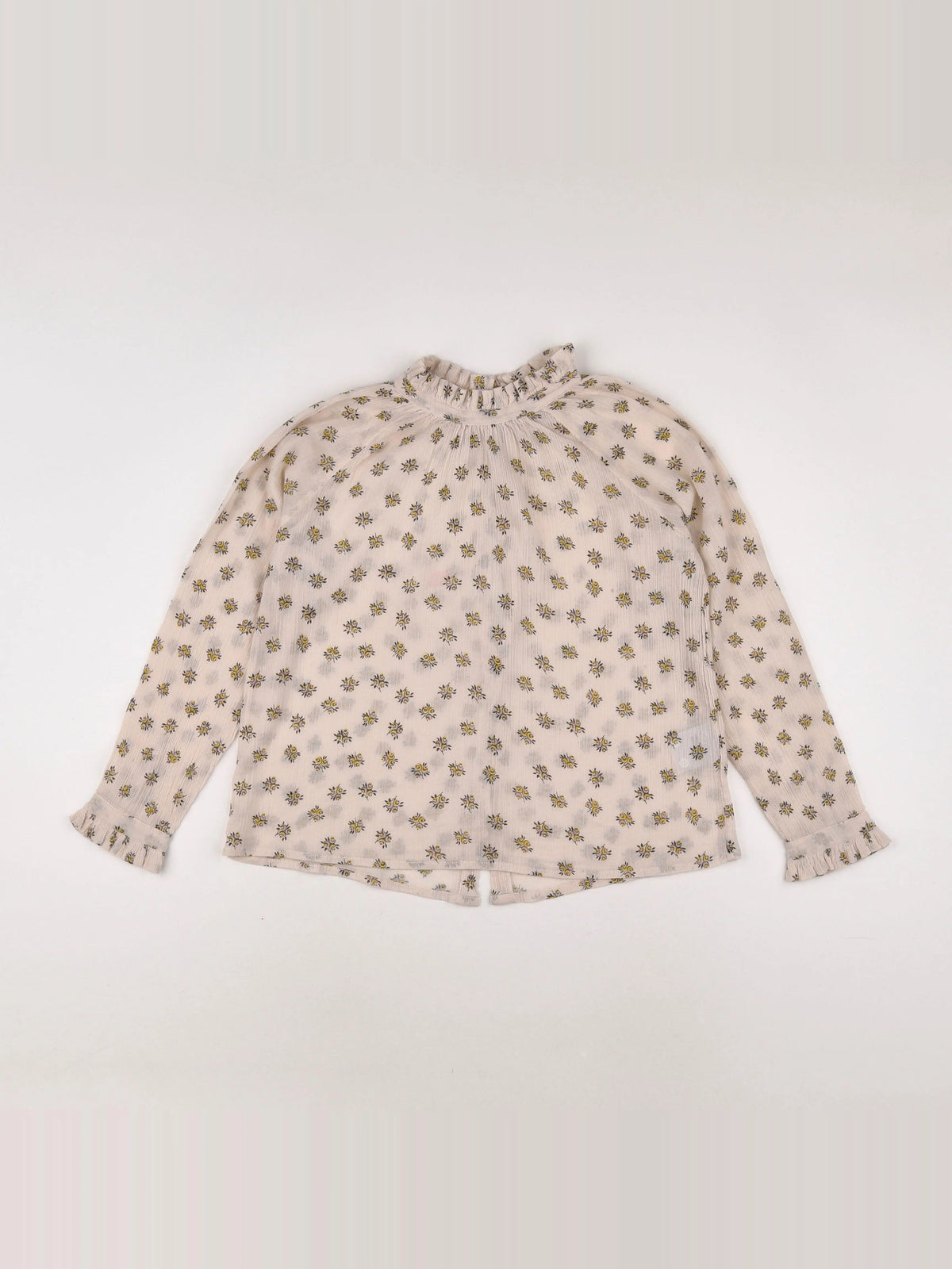 Emile et Ida - blouse beige - 8 ans
