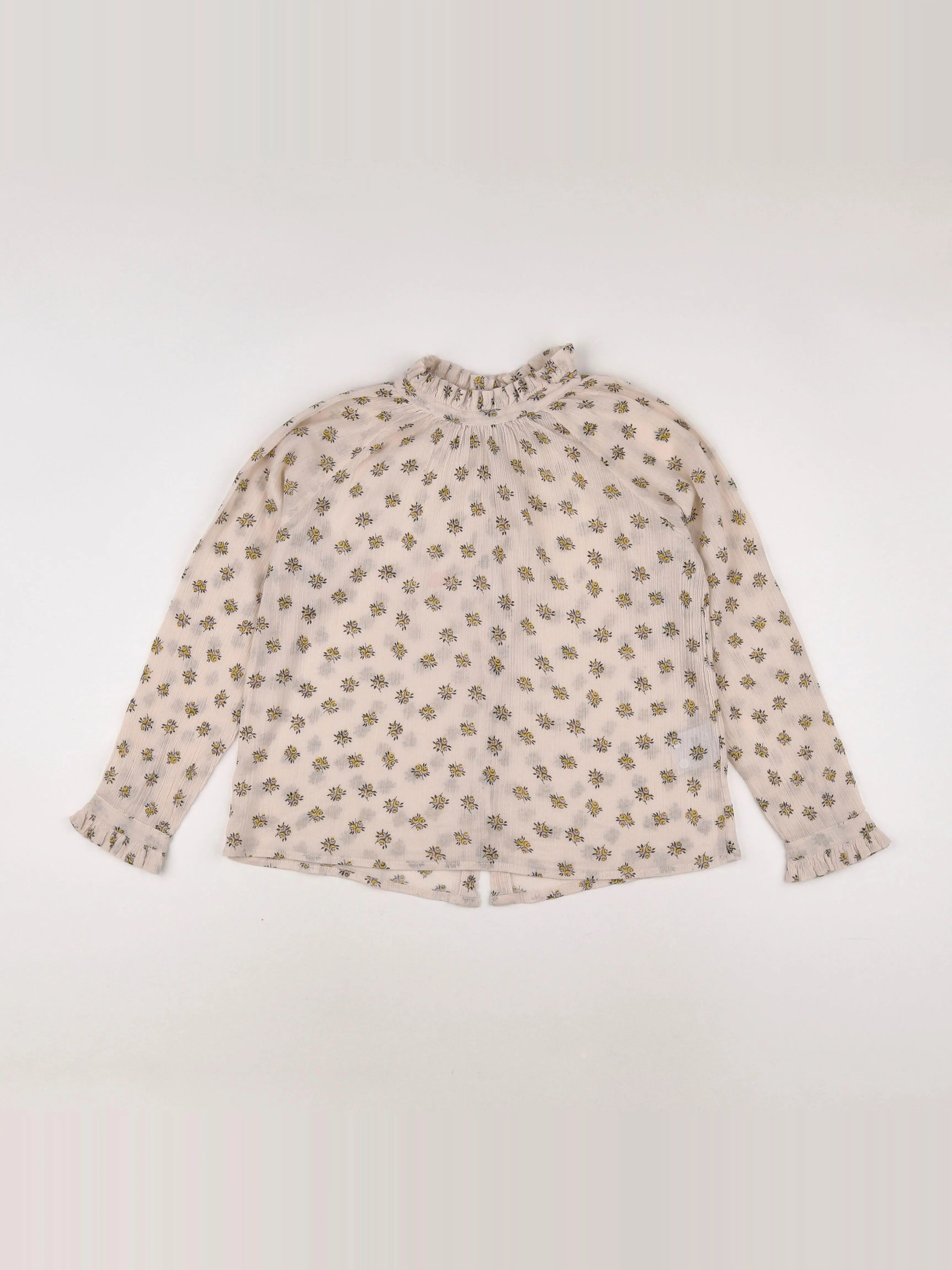 Emile et Ida - blouse beige - 8 ans