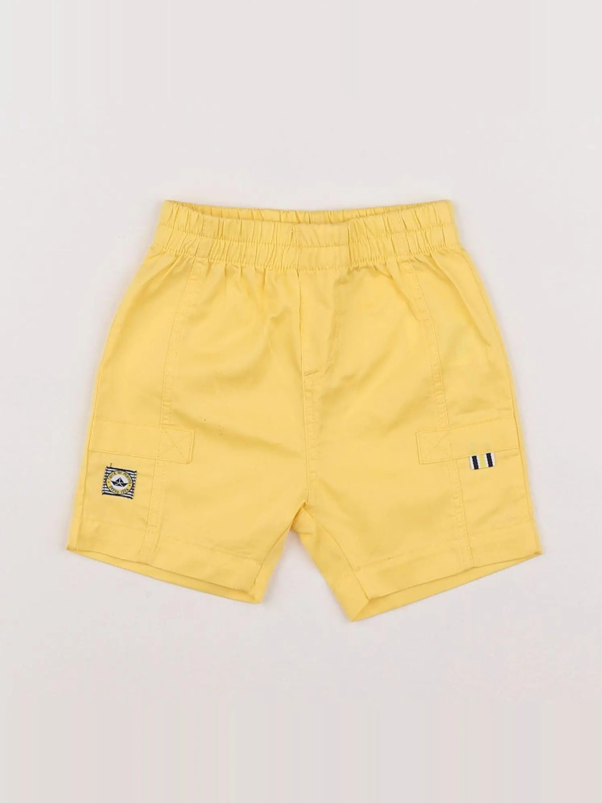 Terre de marins - short jaune - 6 mois