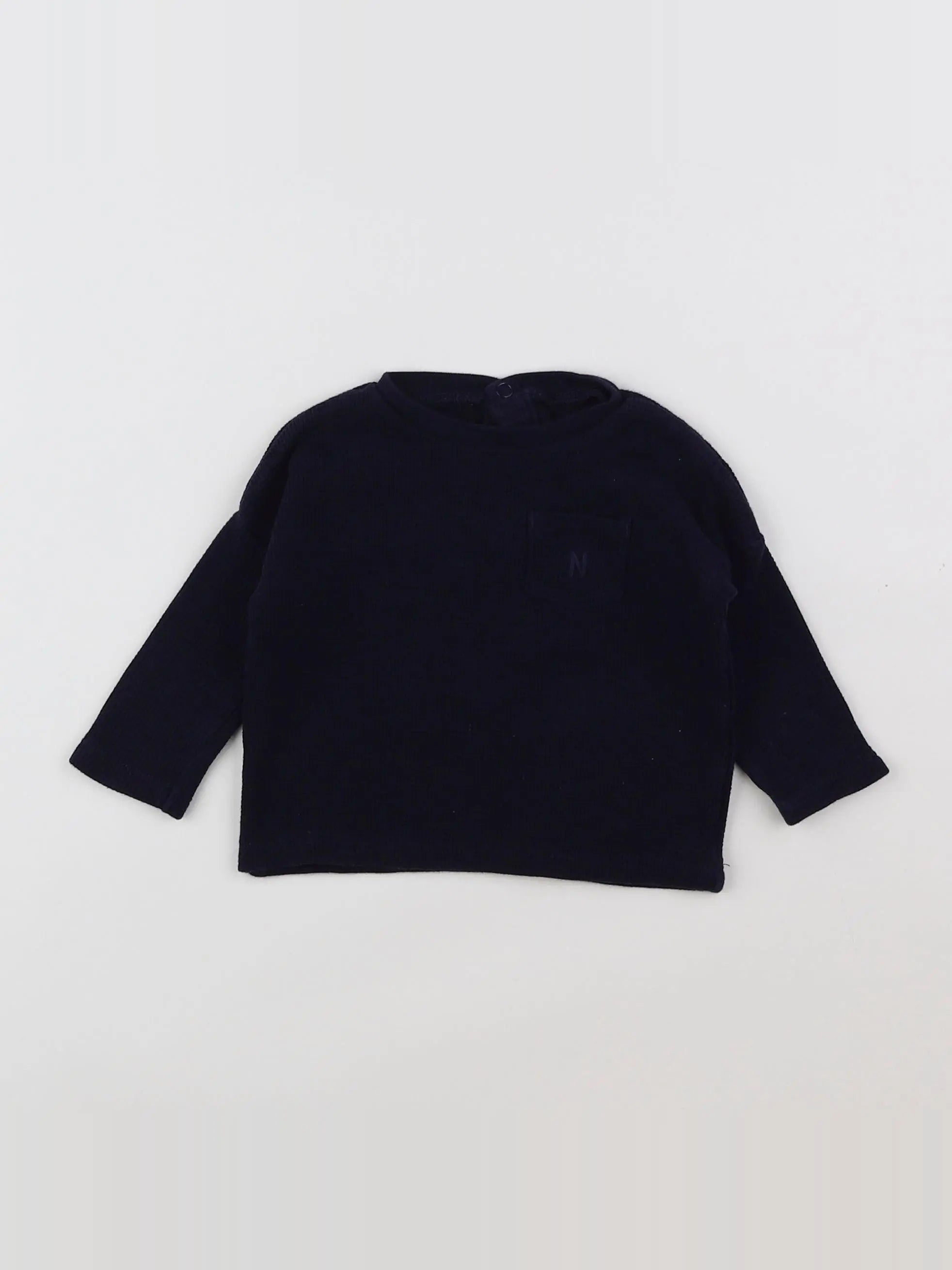 Natalys - tee-shirt bleu - 6 mois