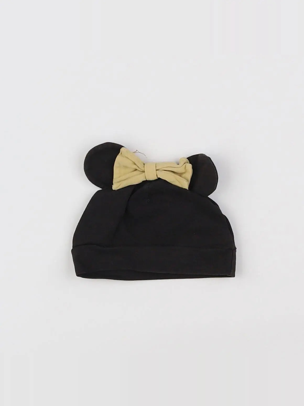H&M - bonnet noir - 2/4 mois
