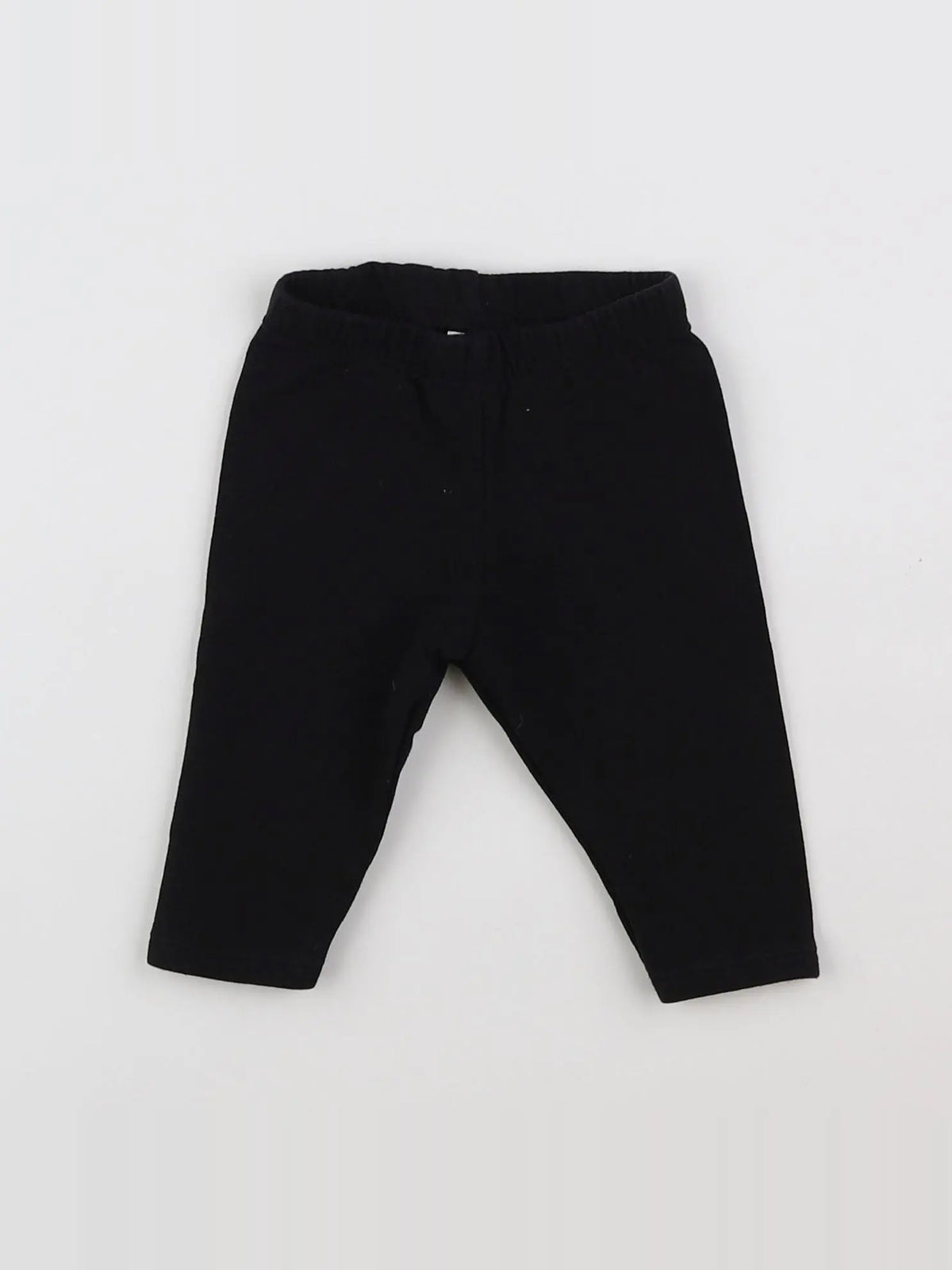 H&M - legging noir - 2/4 mois