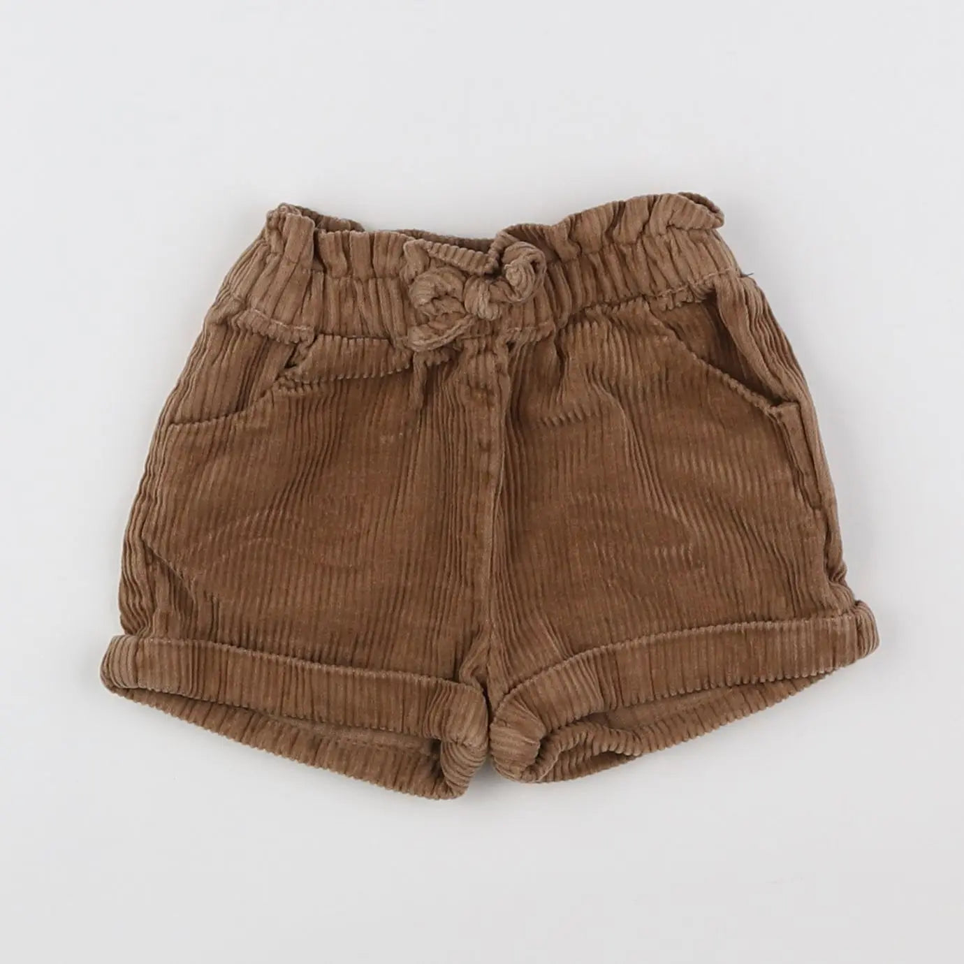 Vertbaudet - short marron - 6 mois
