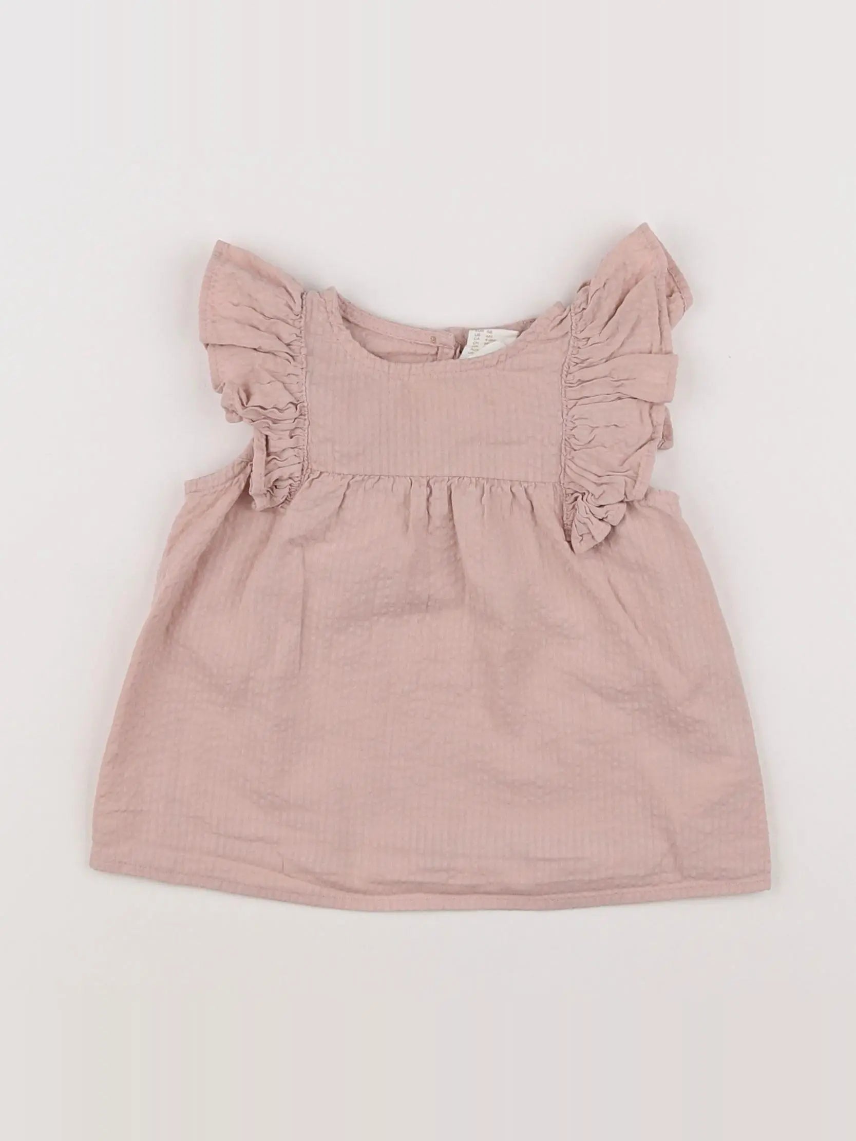 H&M - robe rose - 6 mois