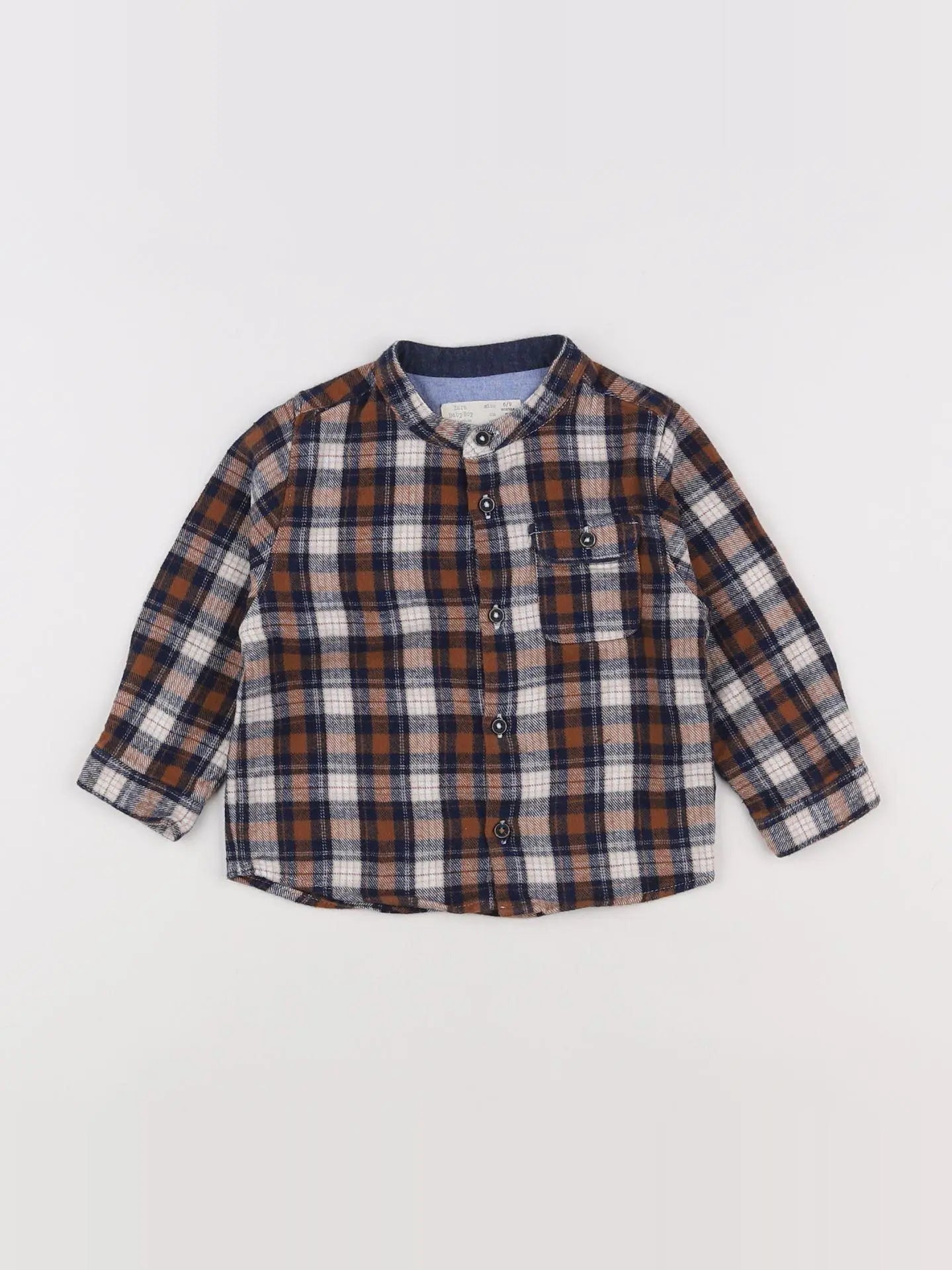 Zara - chemise bronze, multicolore - 6/9 mois